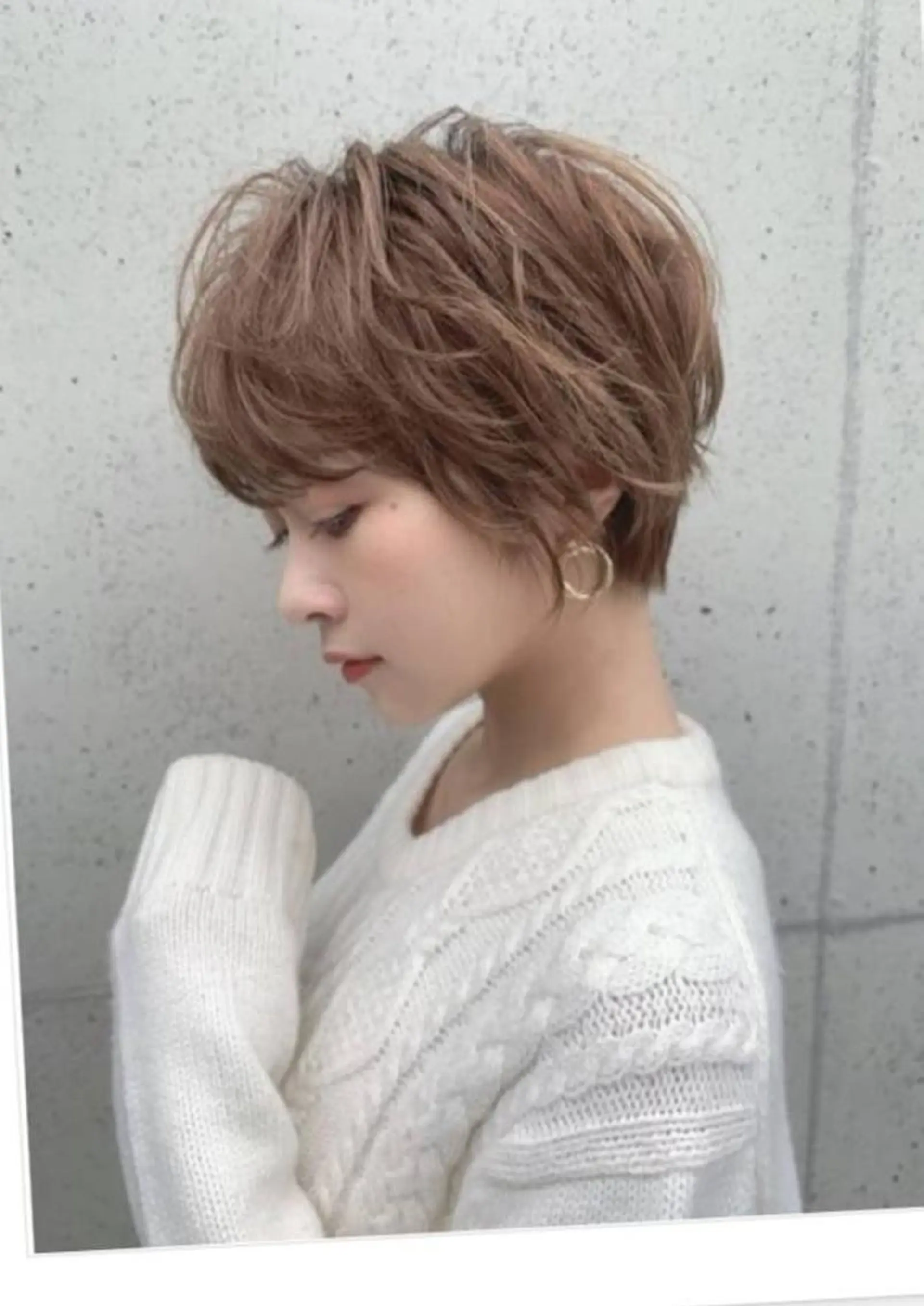 ショート ショートヘア VOCE所属・石川 大瑚のヘアスタイル