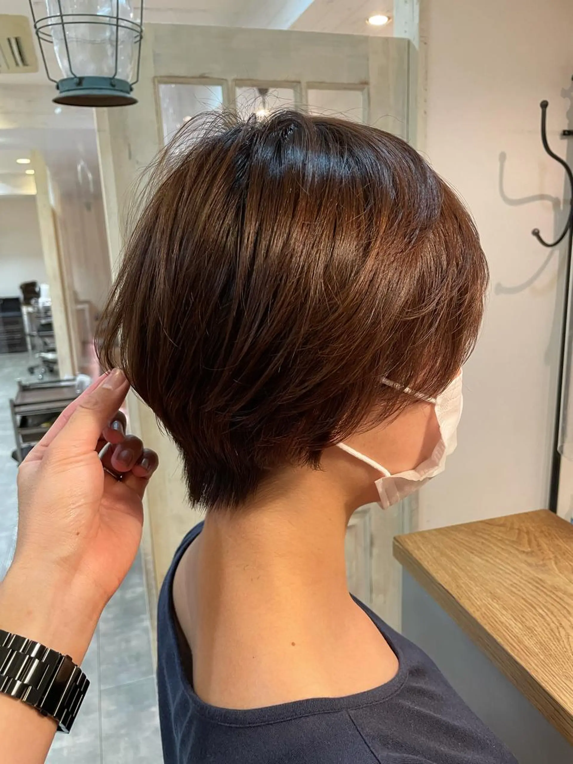 ショート カット ヘアカラー トリートメント little×PORTO sannomiya所属・福田 ジュンキのヘアスタイル