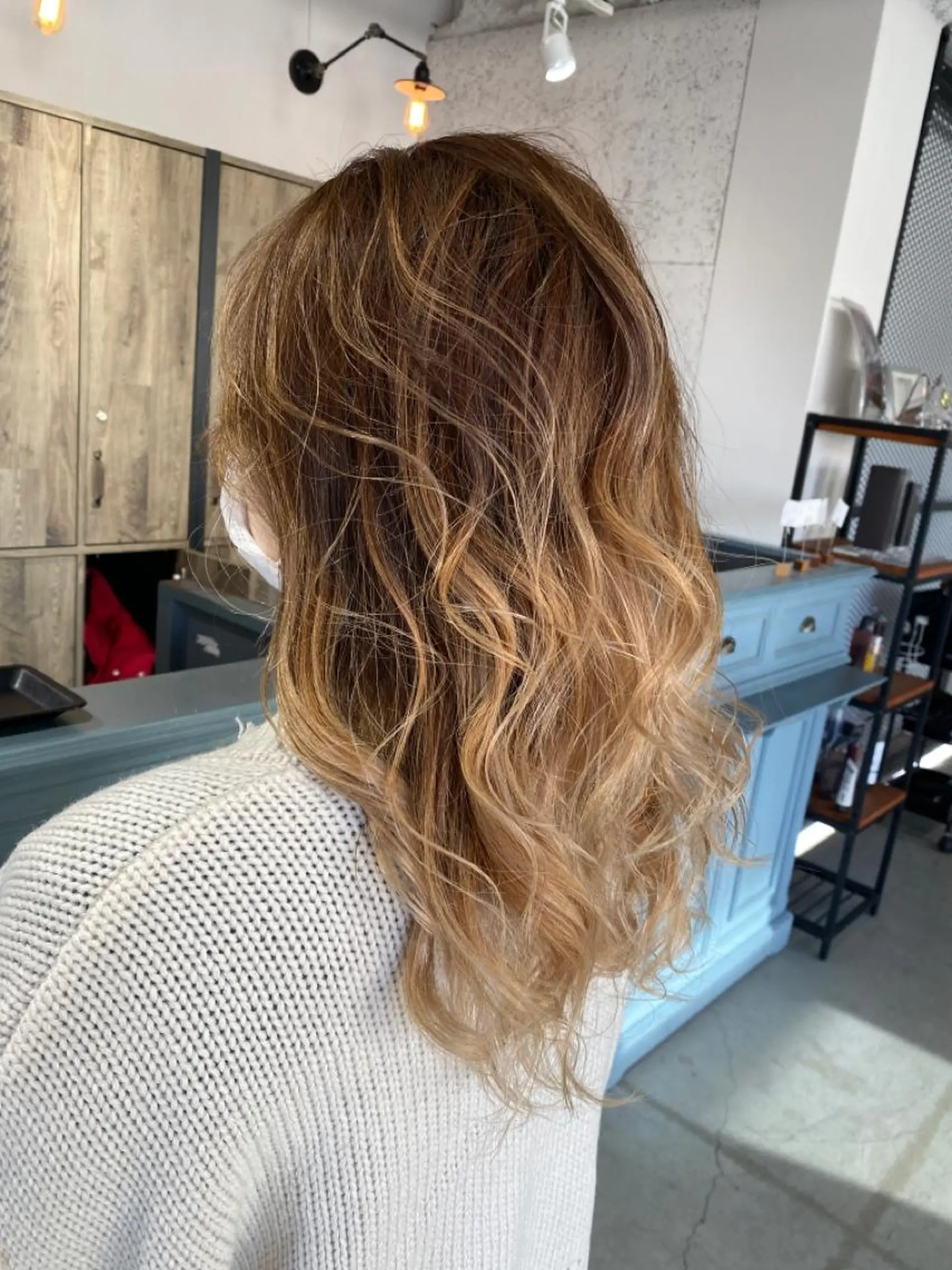 ロング カラー KOOKI スティードトーキョーのヘアスタイル