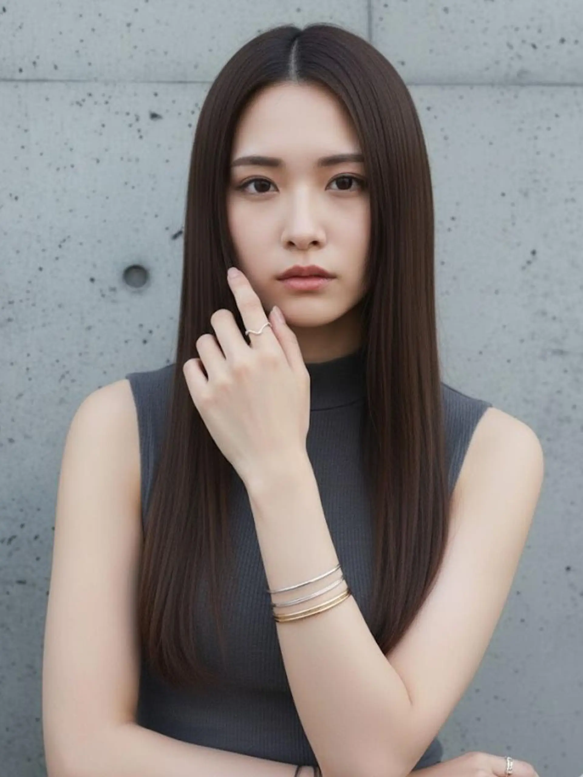 ロング ロング 縮毛矯正 縮毛矯正 トリートメント ヘアサロンM渋谷 カットカラーブリーチのヘアスタイル