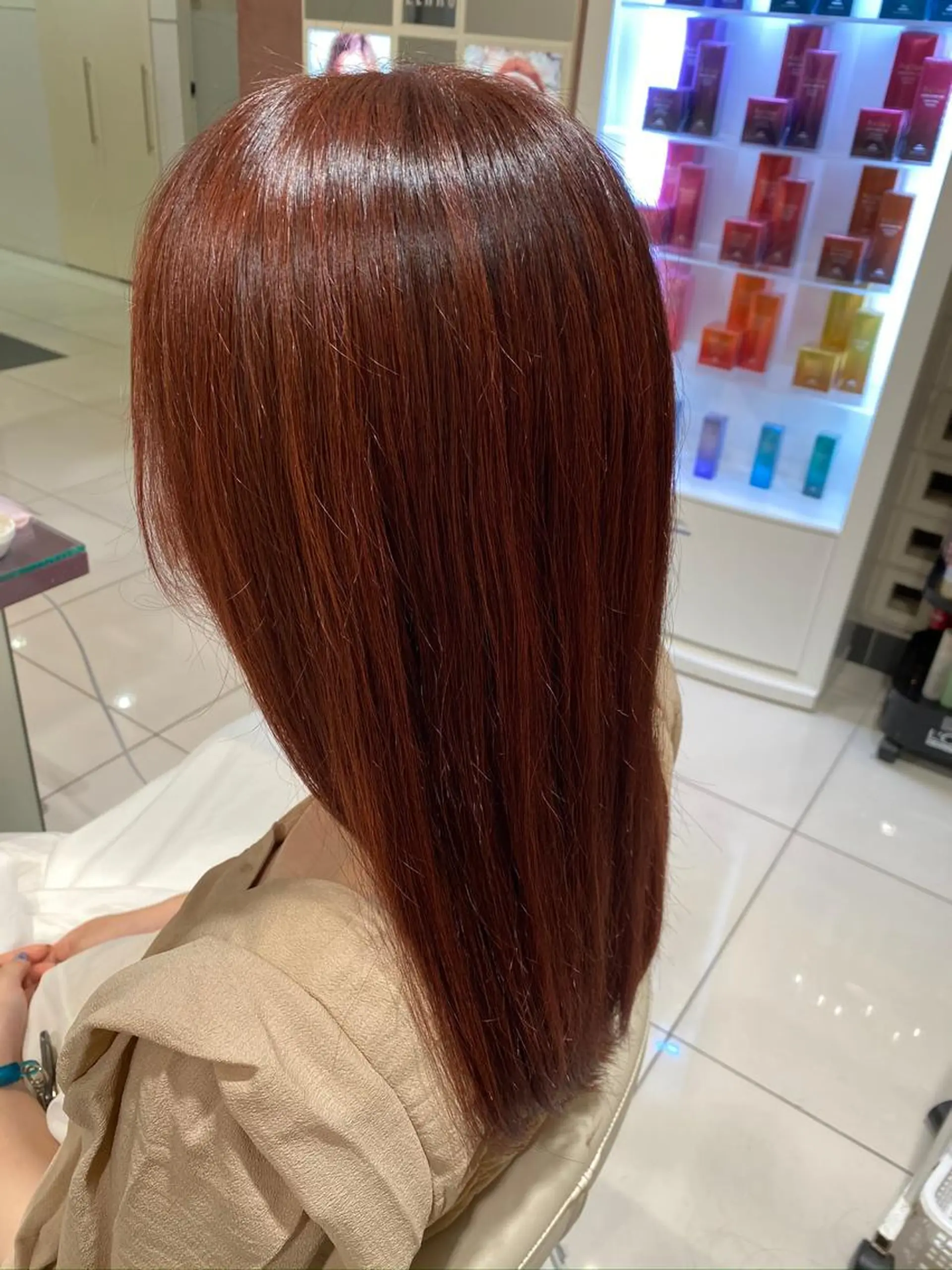 ロング カラー ブラウンカラー ピンクカラー ピンクブラウン 透明感カラー💜艶髪 sayakaのヘアスタイル