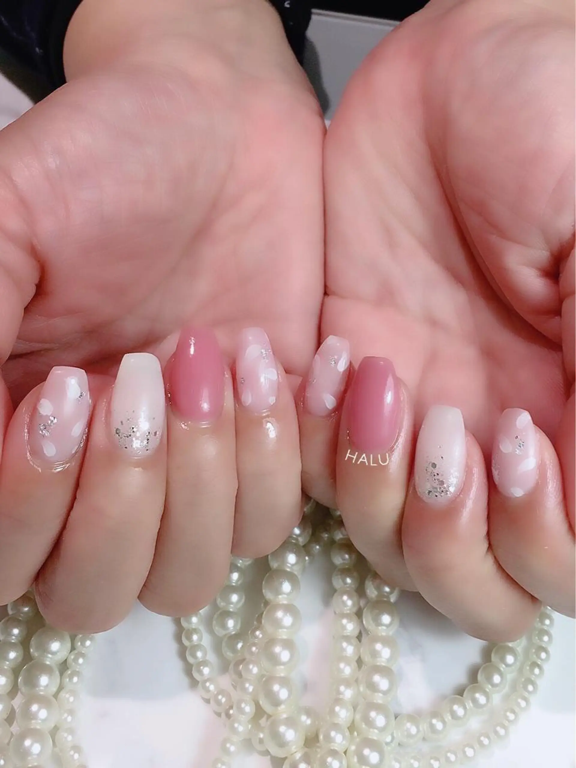 ネイル ガーリー HALU ハルのネイルデザイン