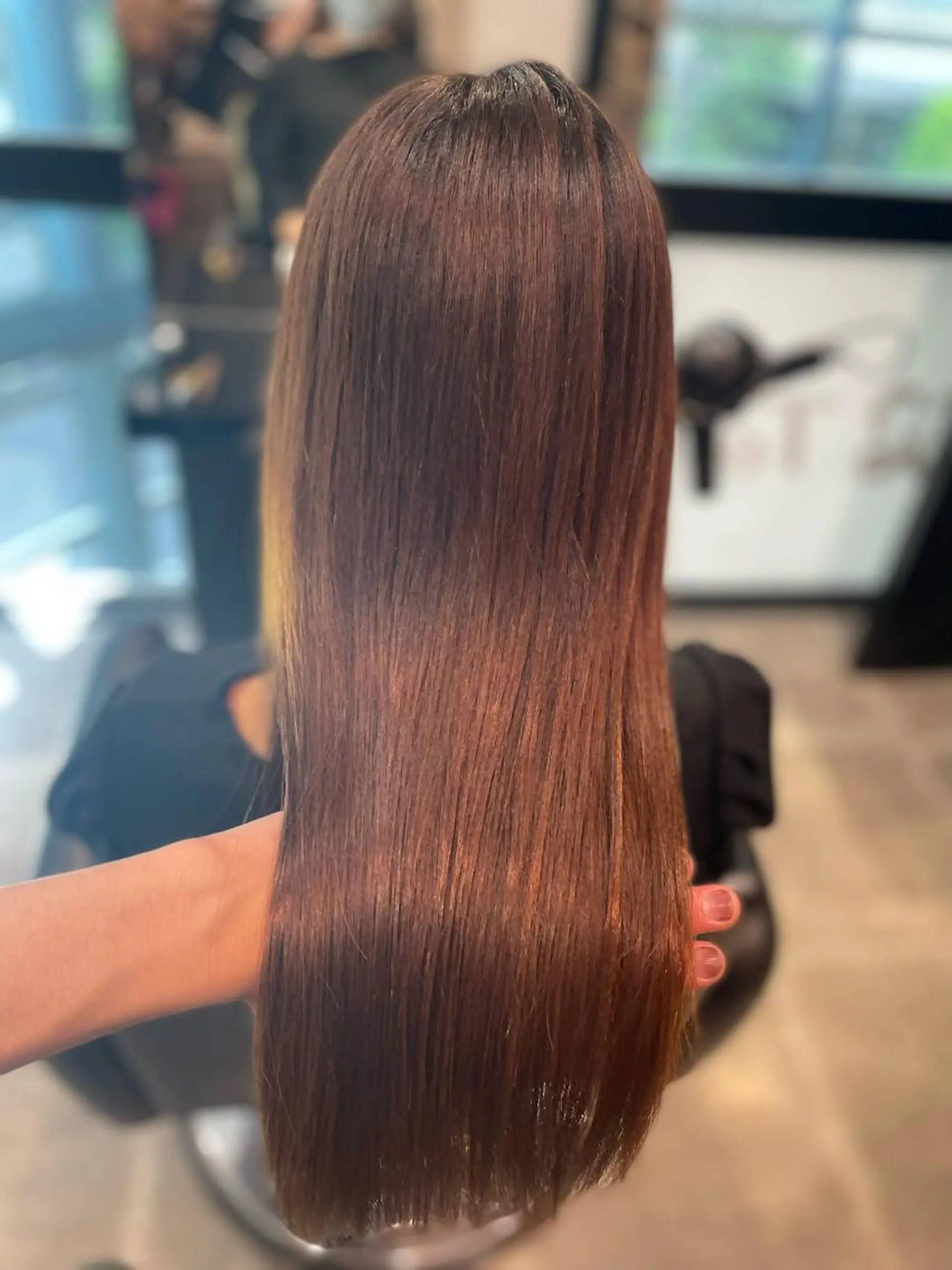 ミディアム 美髪矯正 Rioのヘアスタイル