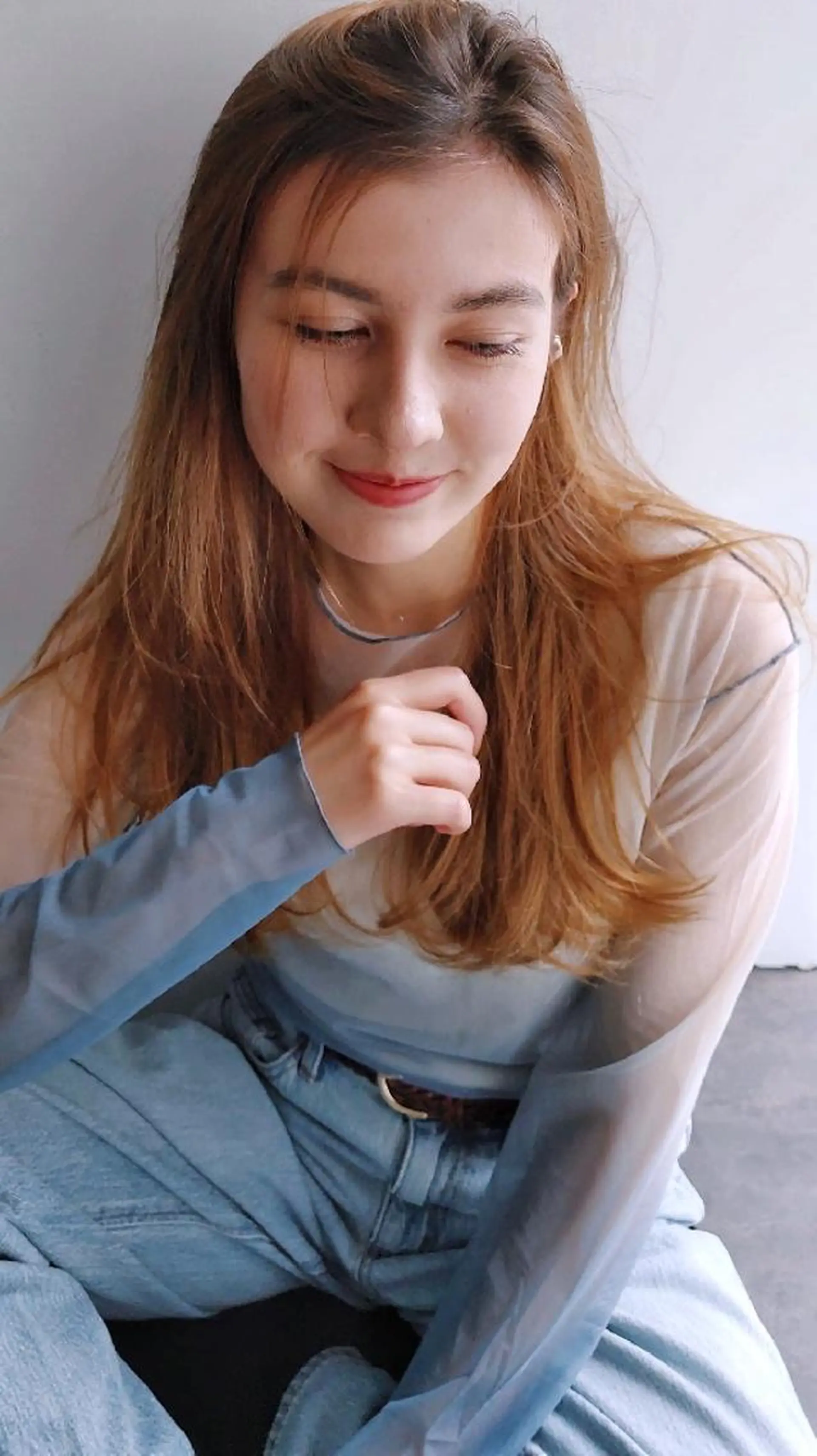 ロング ホリウチ ユキエのヘアスタイル