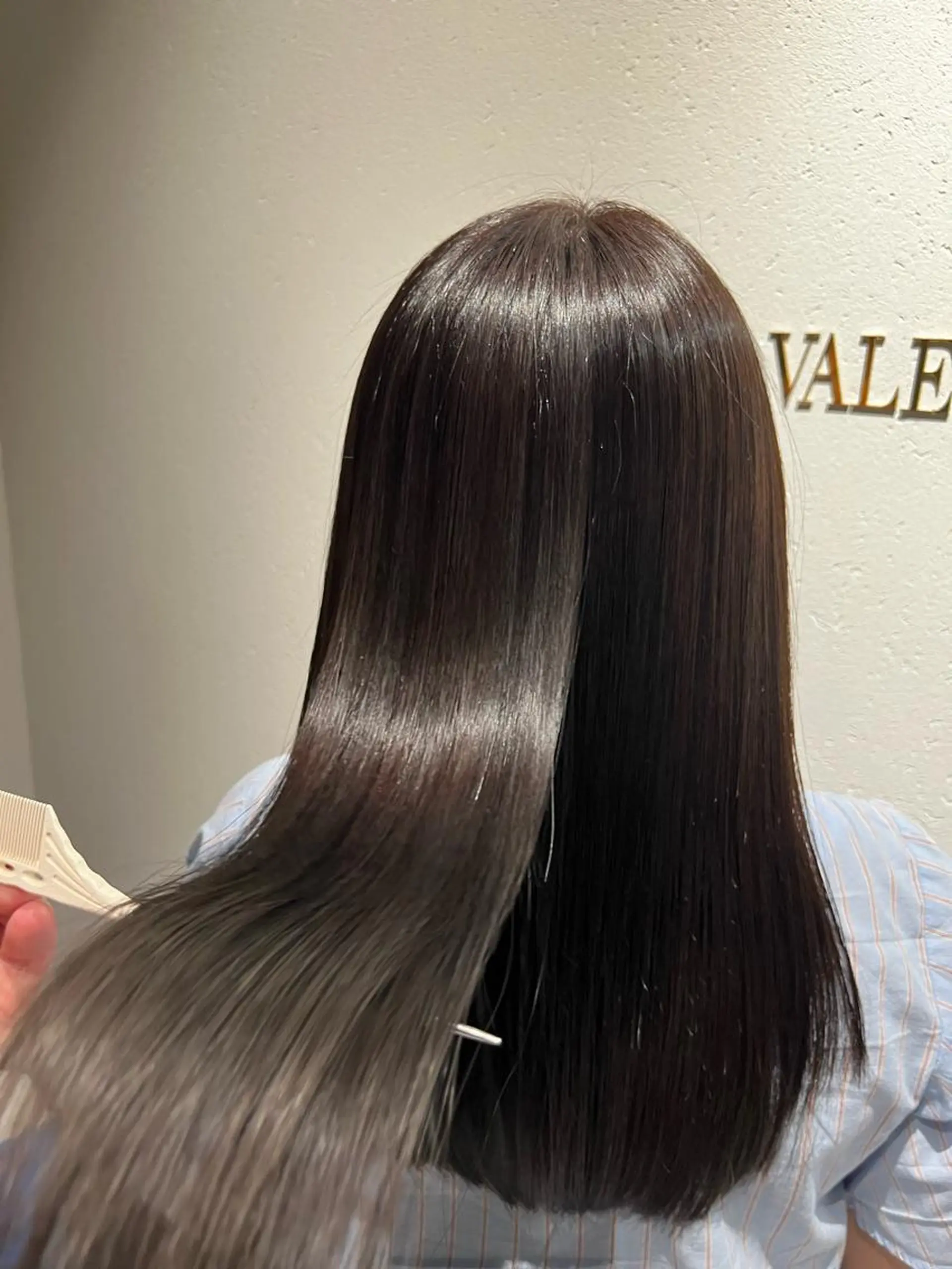 ロング カット 縮毛矯正 トリートメント ❣️韓国/髪質改善 🫧yamato👑のヘアスタイル