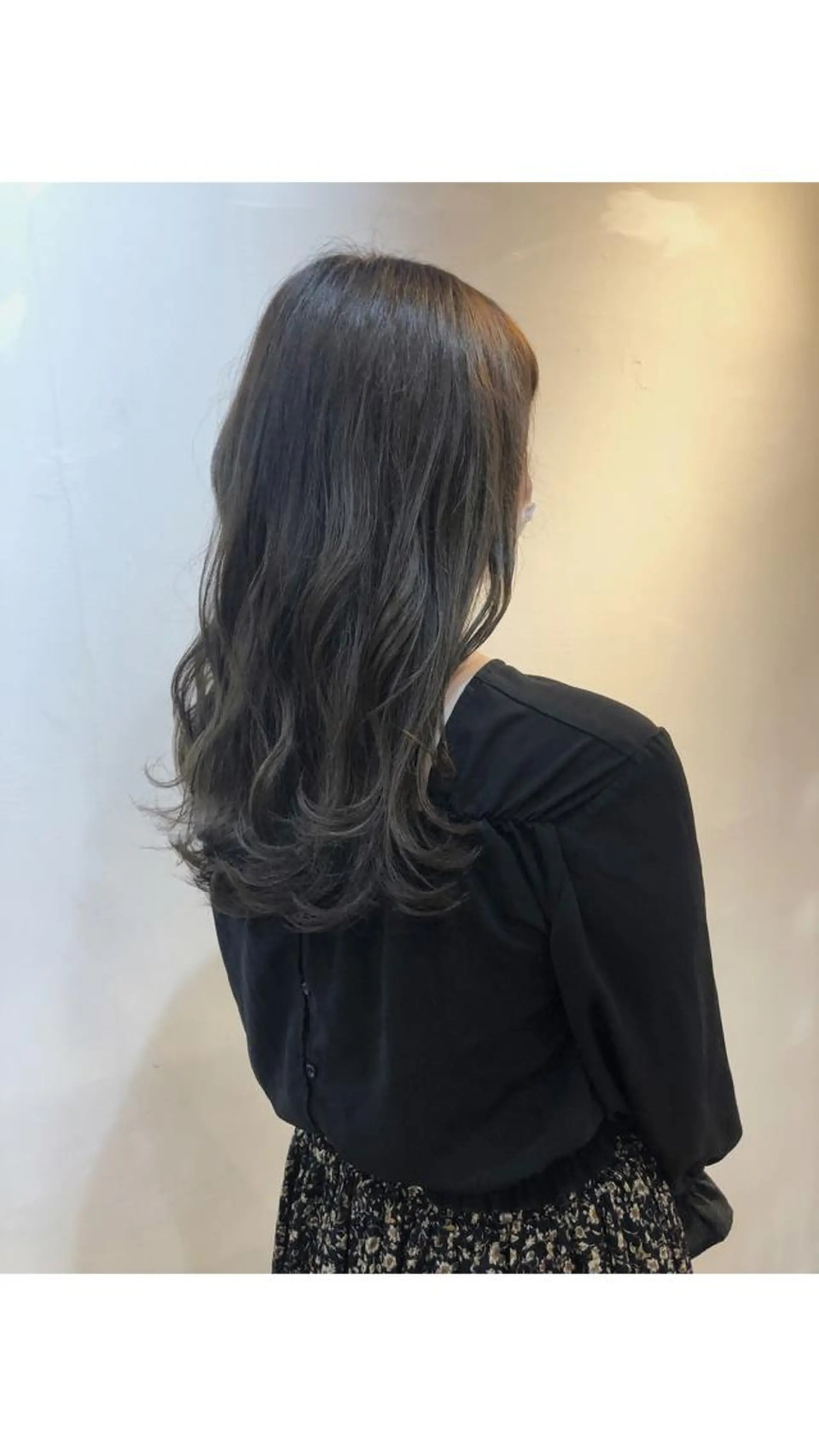 ロング カラー カット ヘアカラー トリートメント あずまぐち めぐみのヘアスタイル