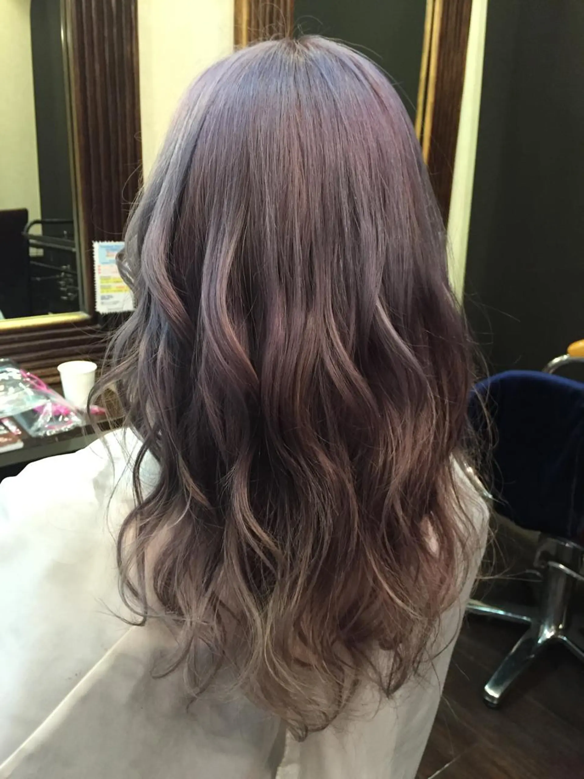 ショート ミディアム セミロング ロング カラー アッシュ ダブルカラー ラベンダーカラー ラベンダーアッシュ ミニモお気に入り数 No.1宍戸雄弥のヘアスタイル