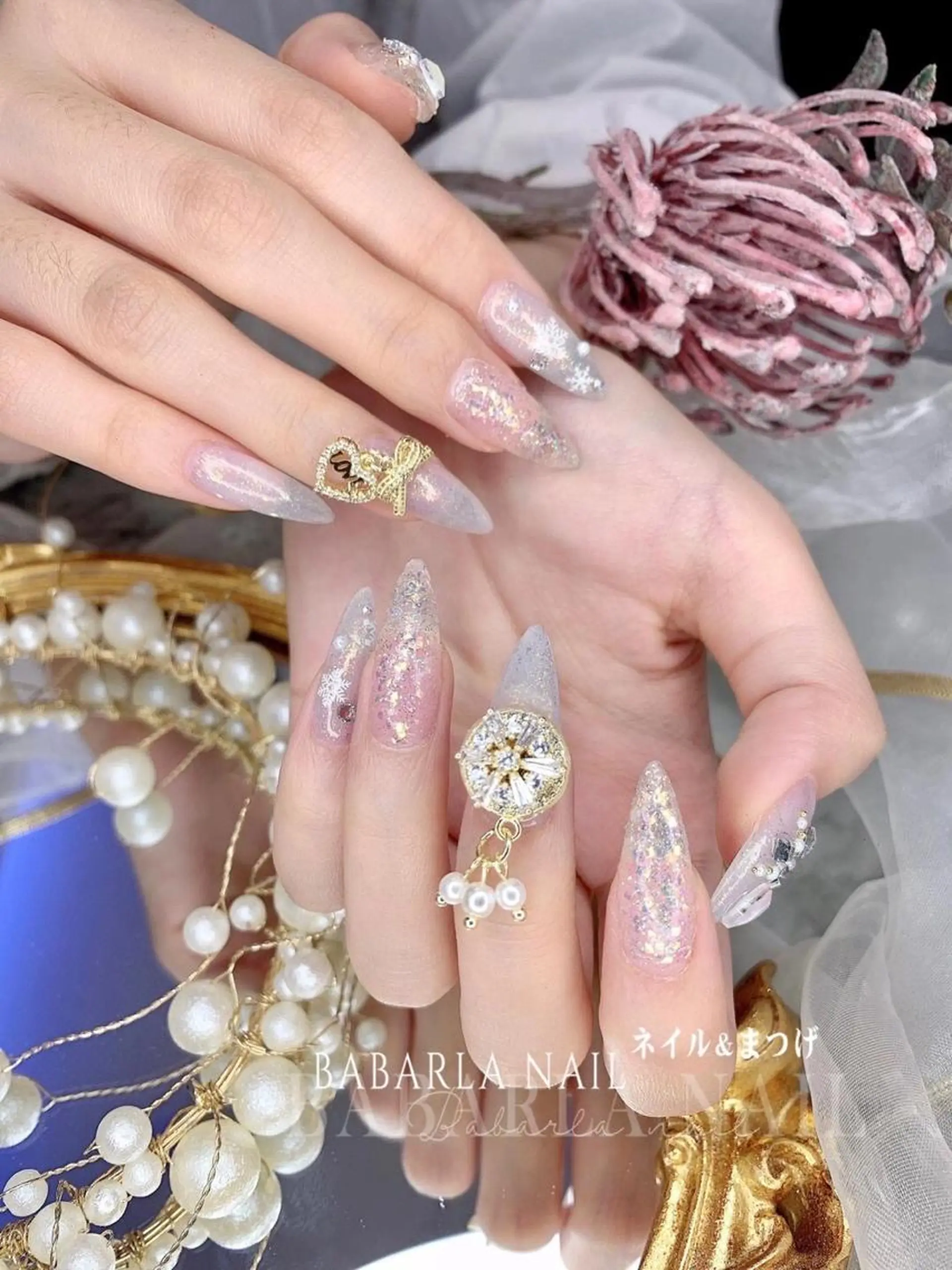 ネイル ラメ(グリッター) Babarla Nailのネイルデザイン