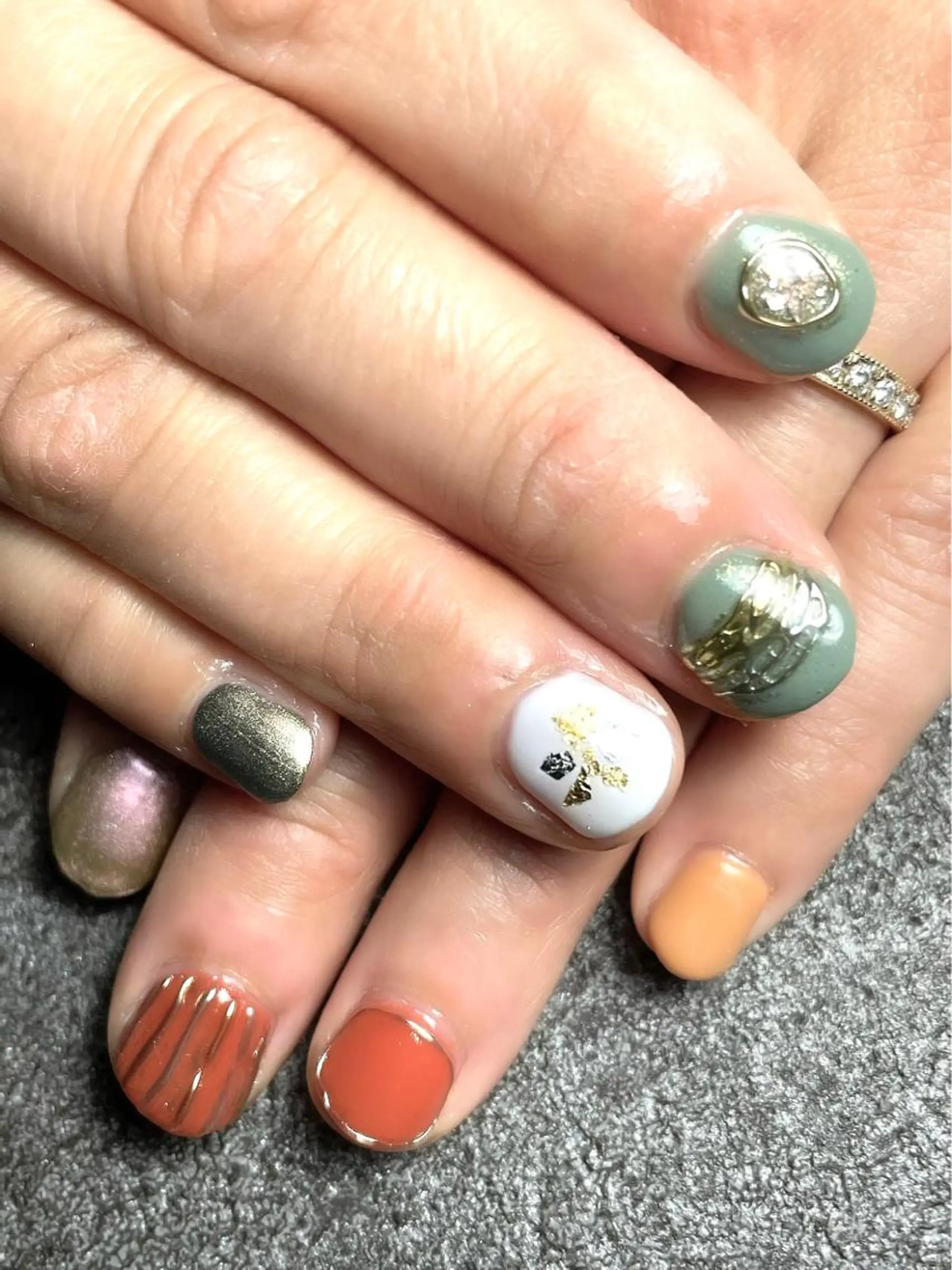 ネイル ニュアンスネイル maison de charme Beauté所属・Beaute IORIのネイルデザイン