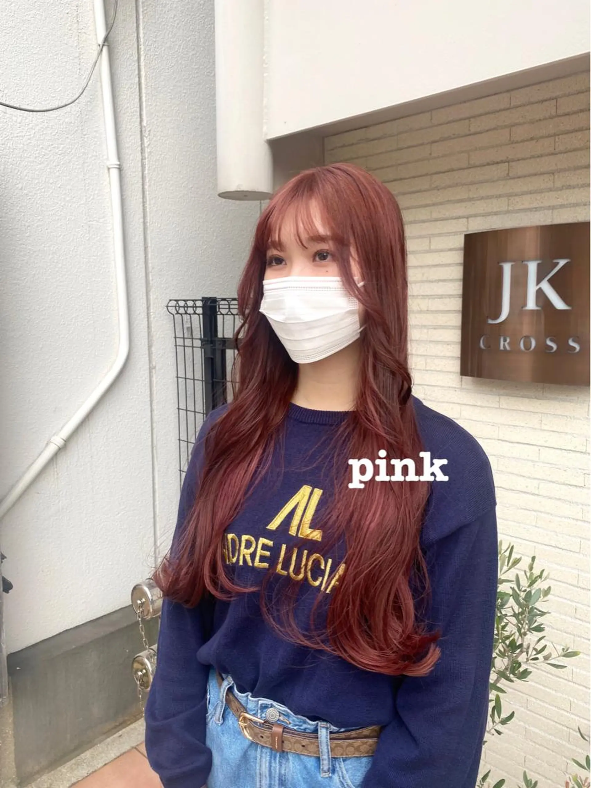 ロング カラー ブリーチ ダブルカラー ブリーチなしカラー ピンクカラー ヘアカラー ハイトーンカラー 🍬Rinka🍬のヘアスタイル