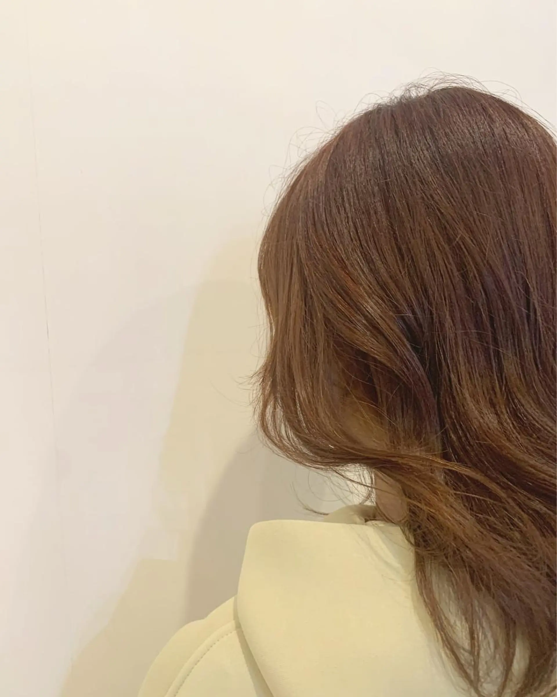 ミディアム カラー 田中 美優のヘアスタイル