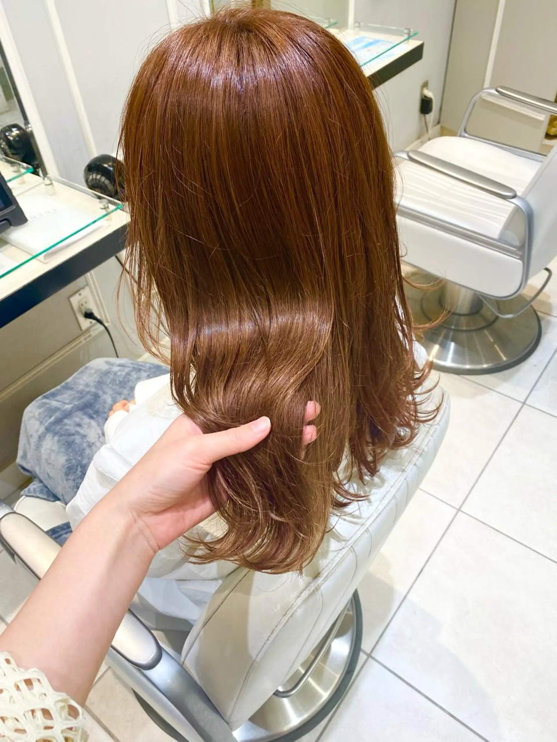 ロング 似合わせ艶髪カラー ❤️ハダユミのヘアスタイル