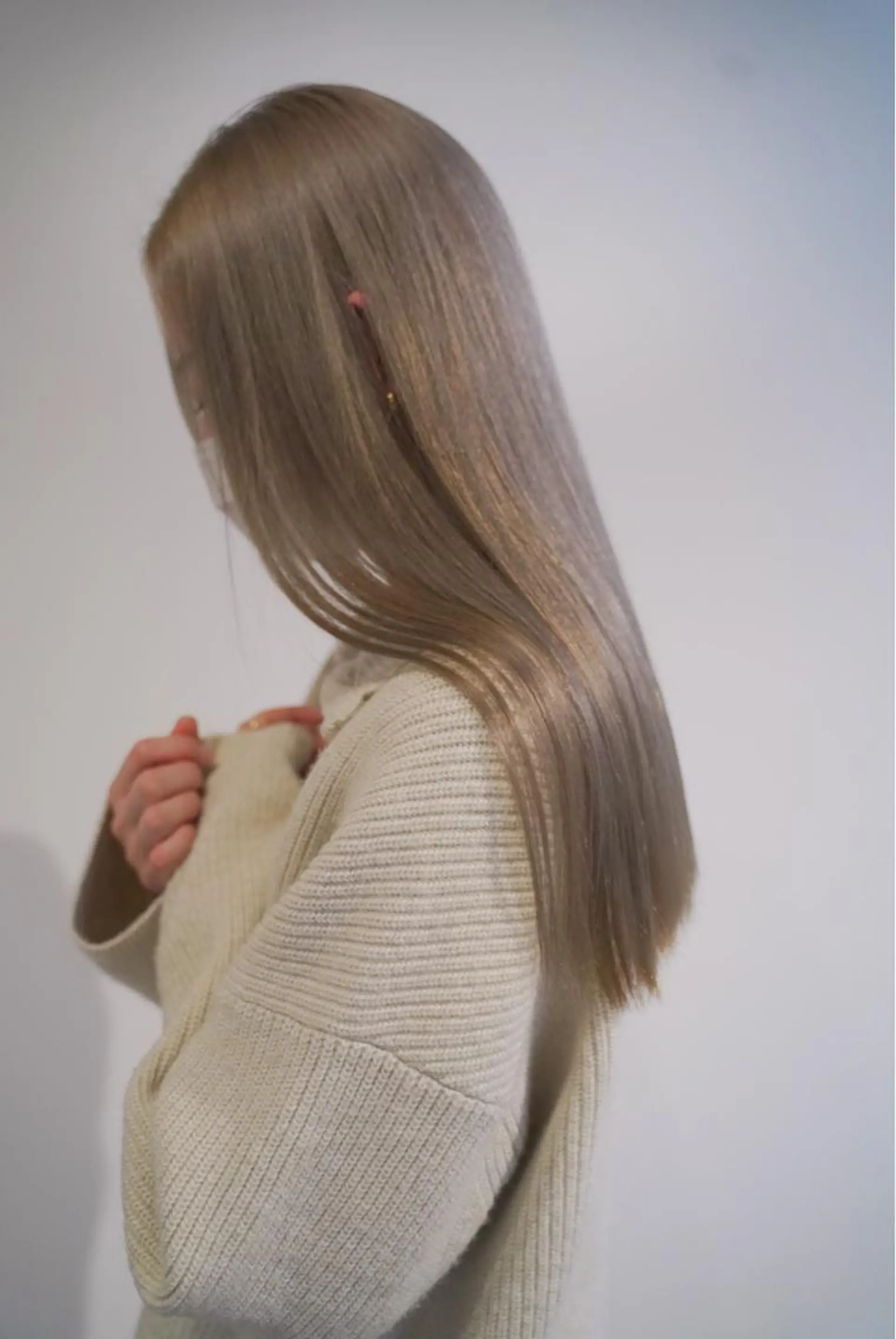 セミロング カラー ベージュカラー 清水 亮太／赤み消しカラーのヘアスタイル