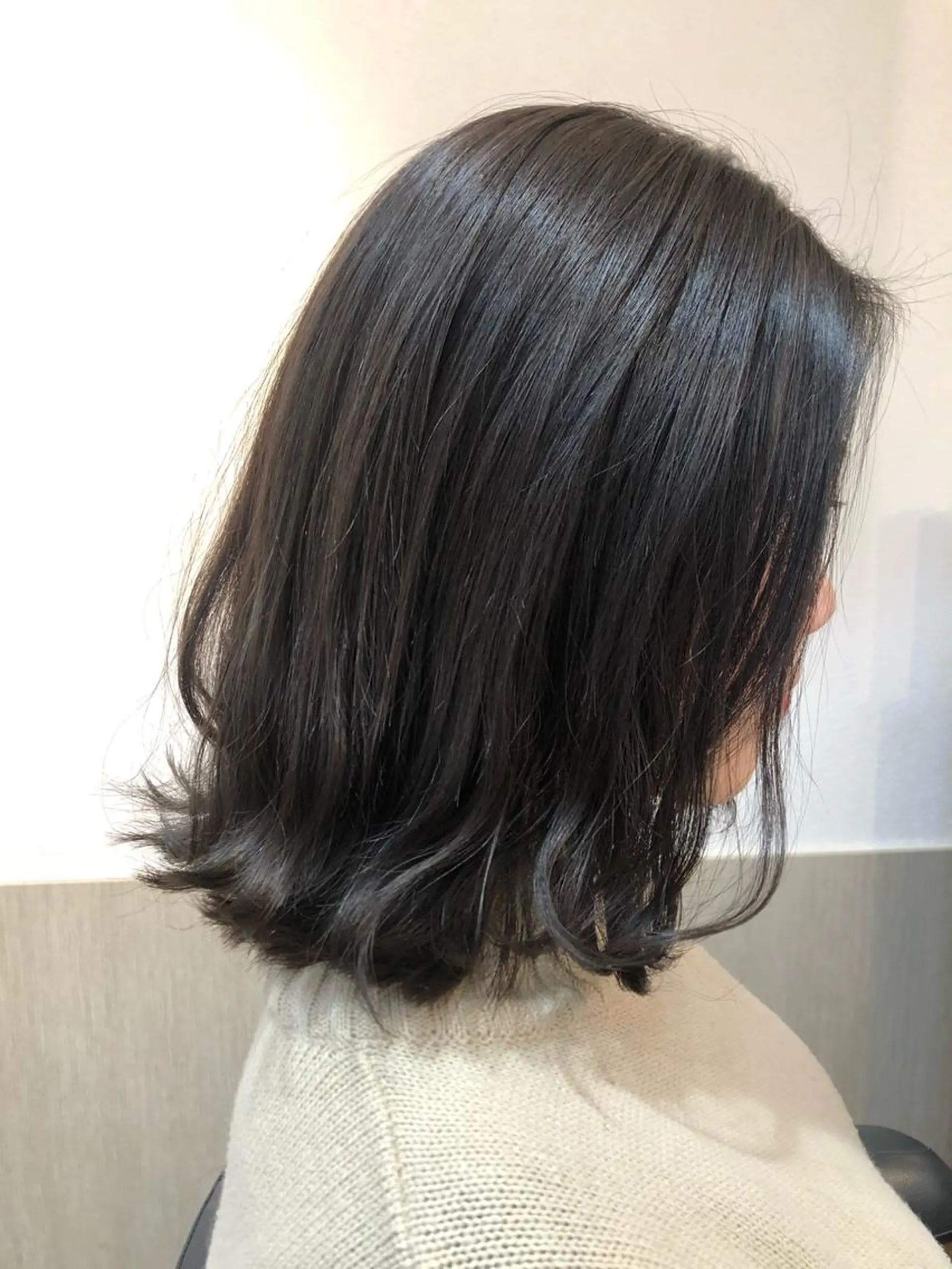 ミディアム カラー 谷口ゆめ/縮毛矯正/ 大人女子/眉ワックスのヘアスタイル