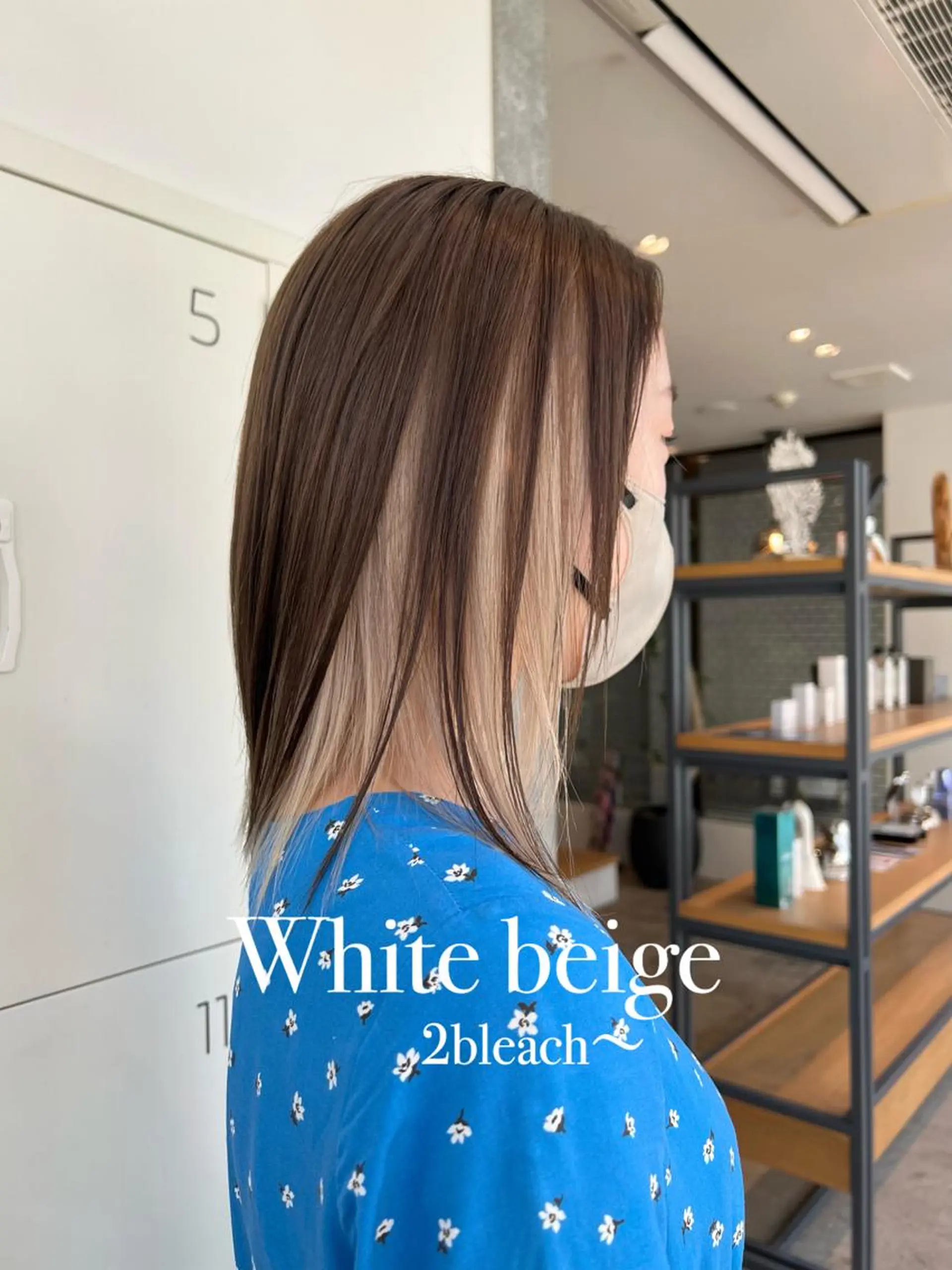 ミディアム カラー ブリーチ カット ヘアカラー Kana 🍋 ハイトーン【高円寺】のヘアスタイル