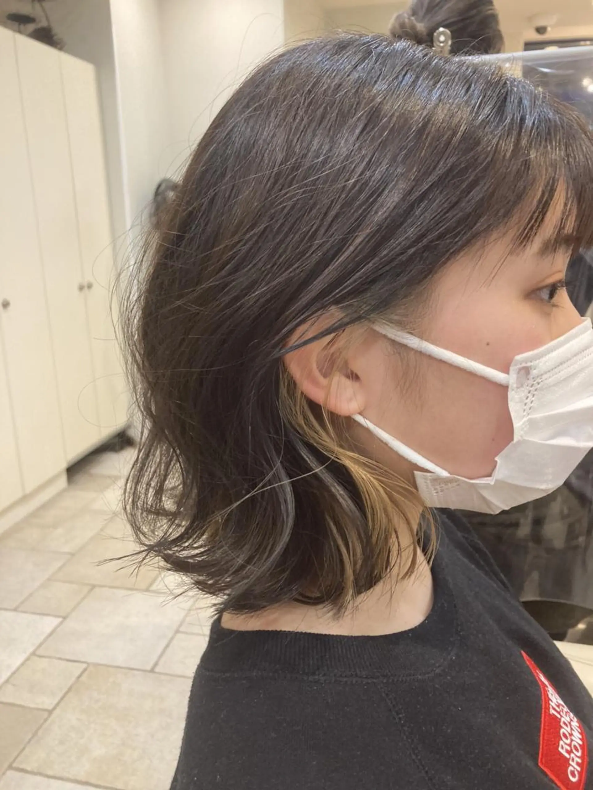 ショート ボブ 低ダメ高明度 低ダメ高明度ハイトンのヘアスタイル