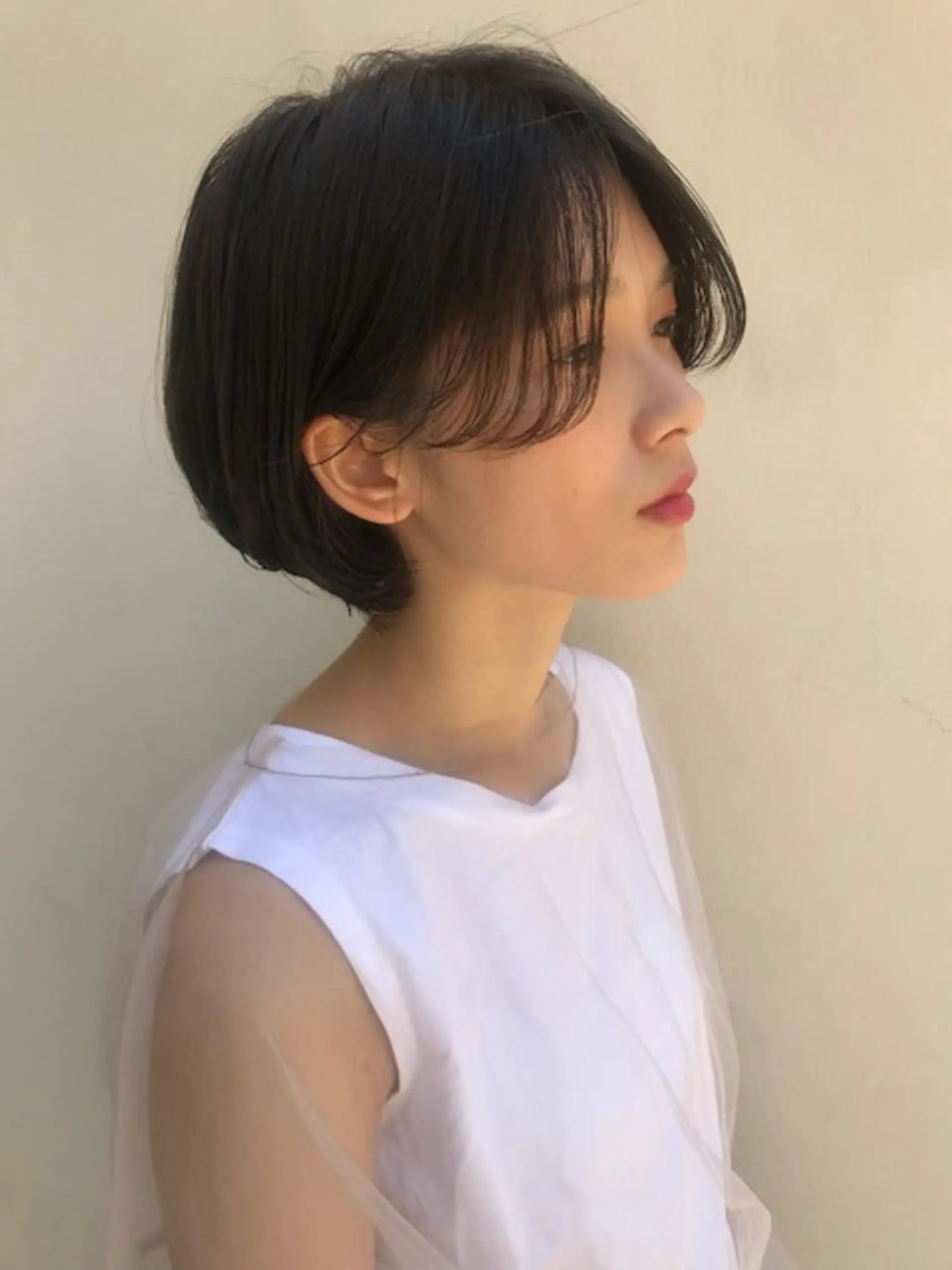 ショート カラー パーマ 羽田 ひろむのヘアスタイル