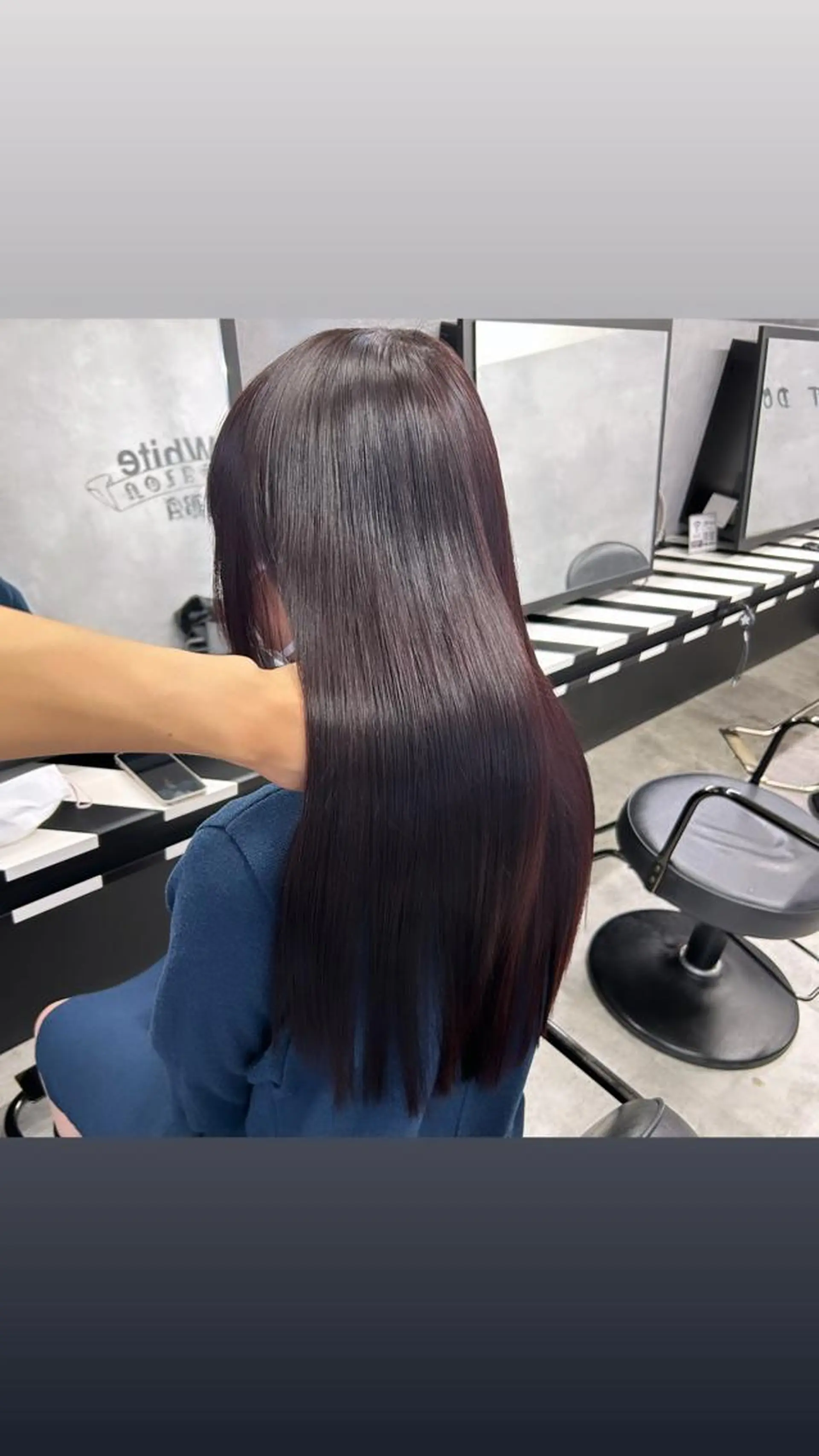 ロング 縮毛矯正・髪質改善 特化 出納 直起のヘアスタイル