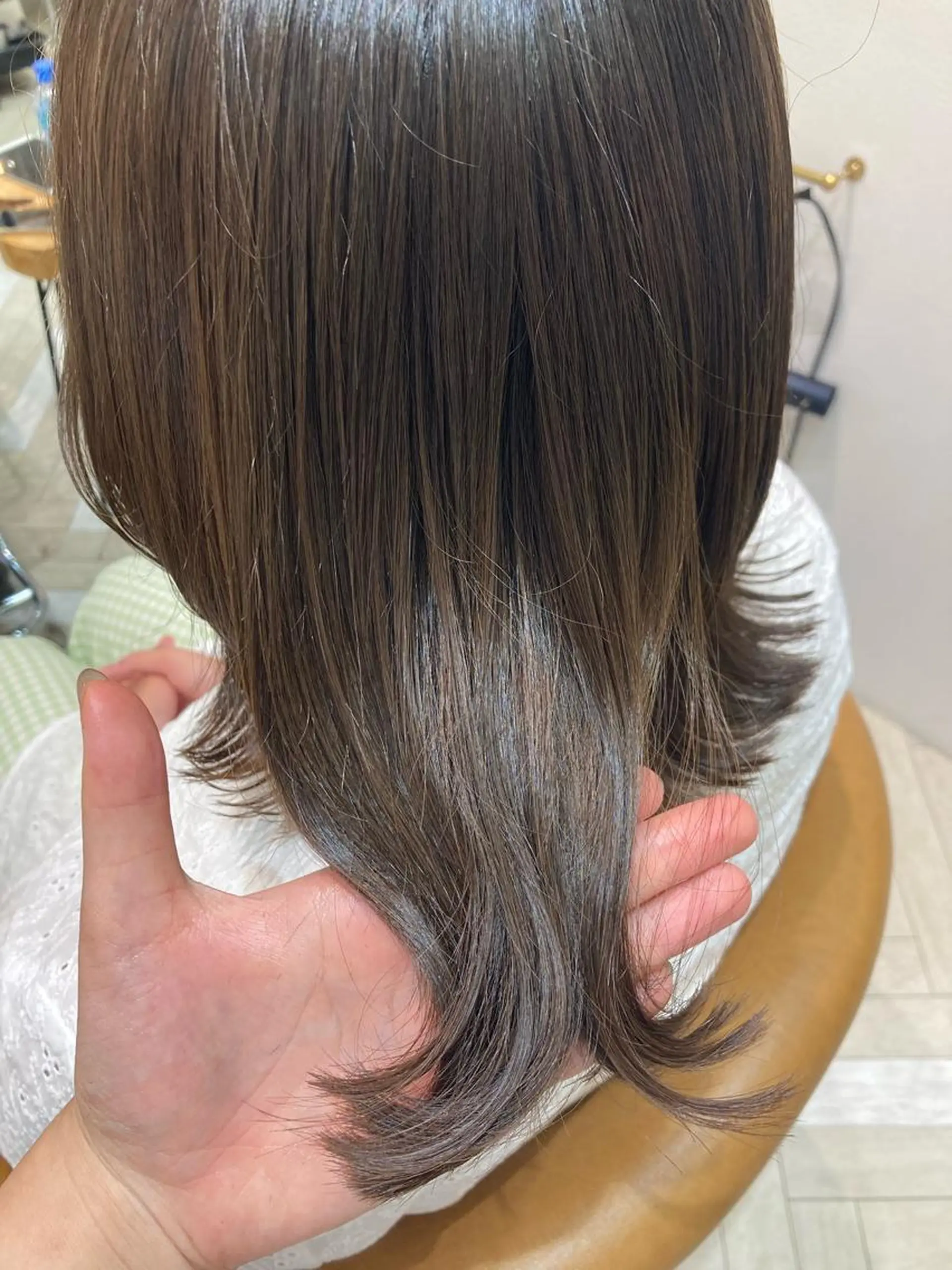 ミディアム レイヤー/前髪/ 韓国/CHIHIROのヘアスタイル