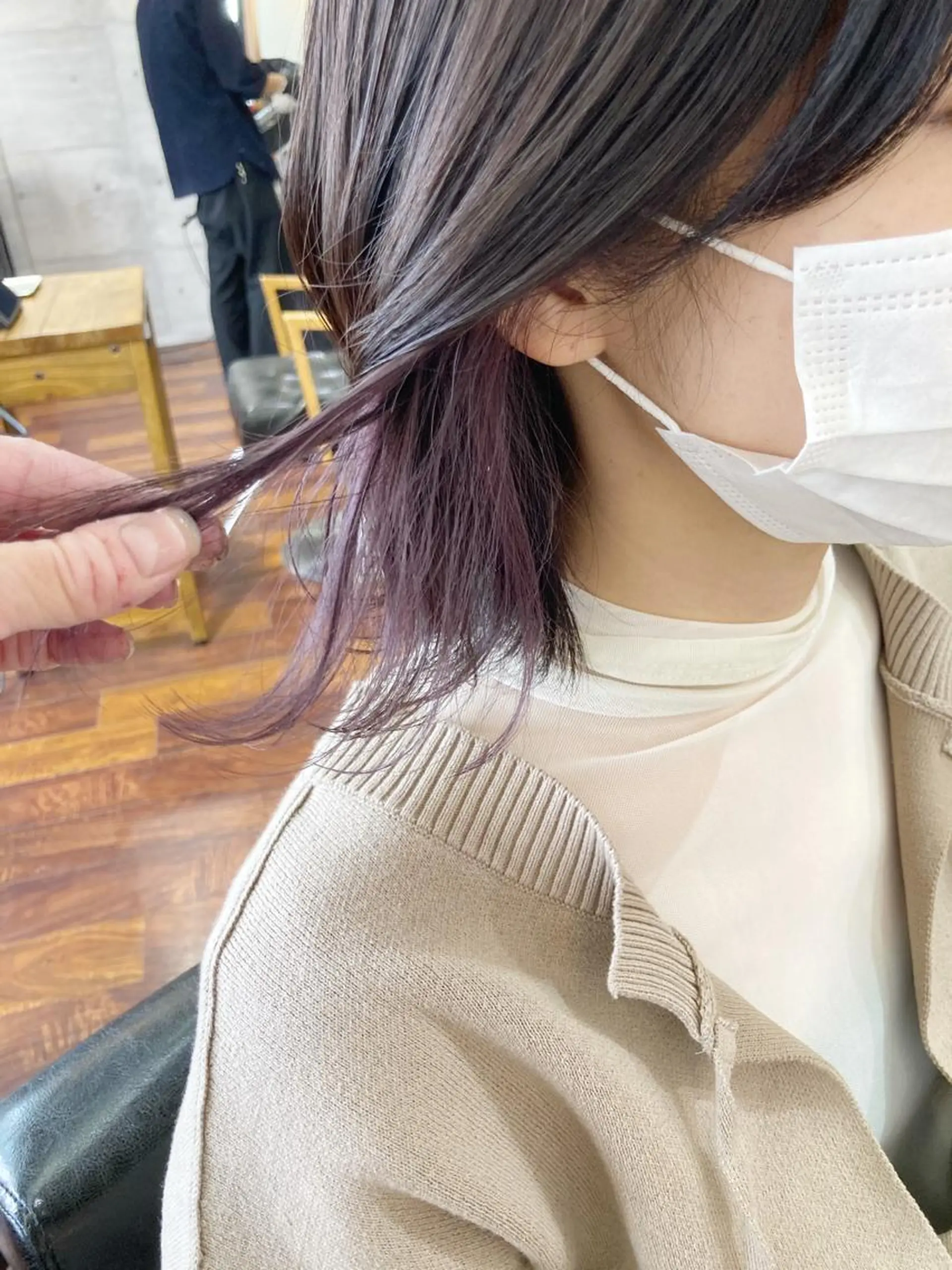 ミディアム カラー カット ヘアカラー 小木曽智美 /ボブ/ショートのヘアスタイル