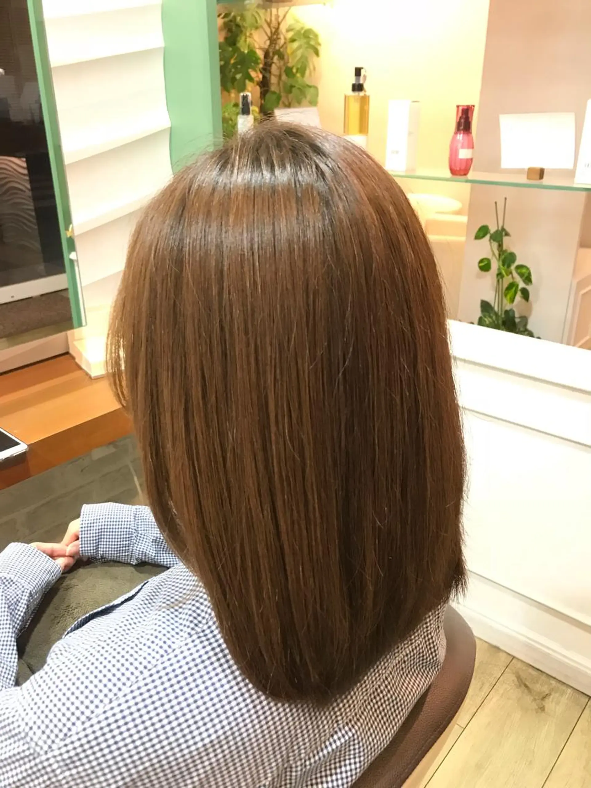 ミディアム 川村 綾のヘアスタイル