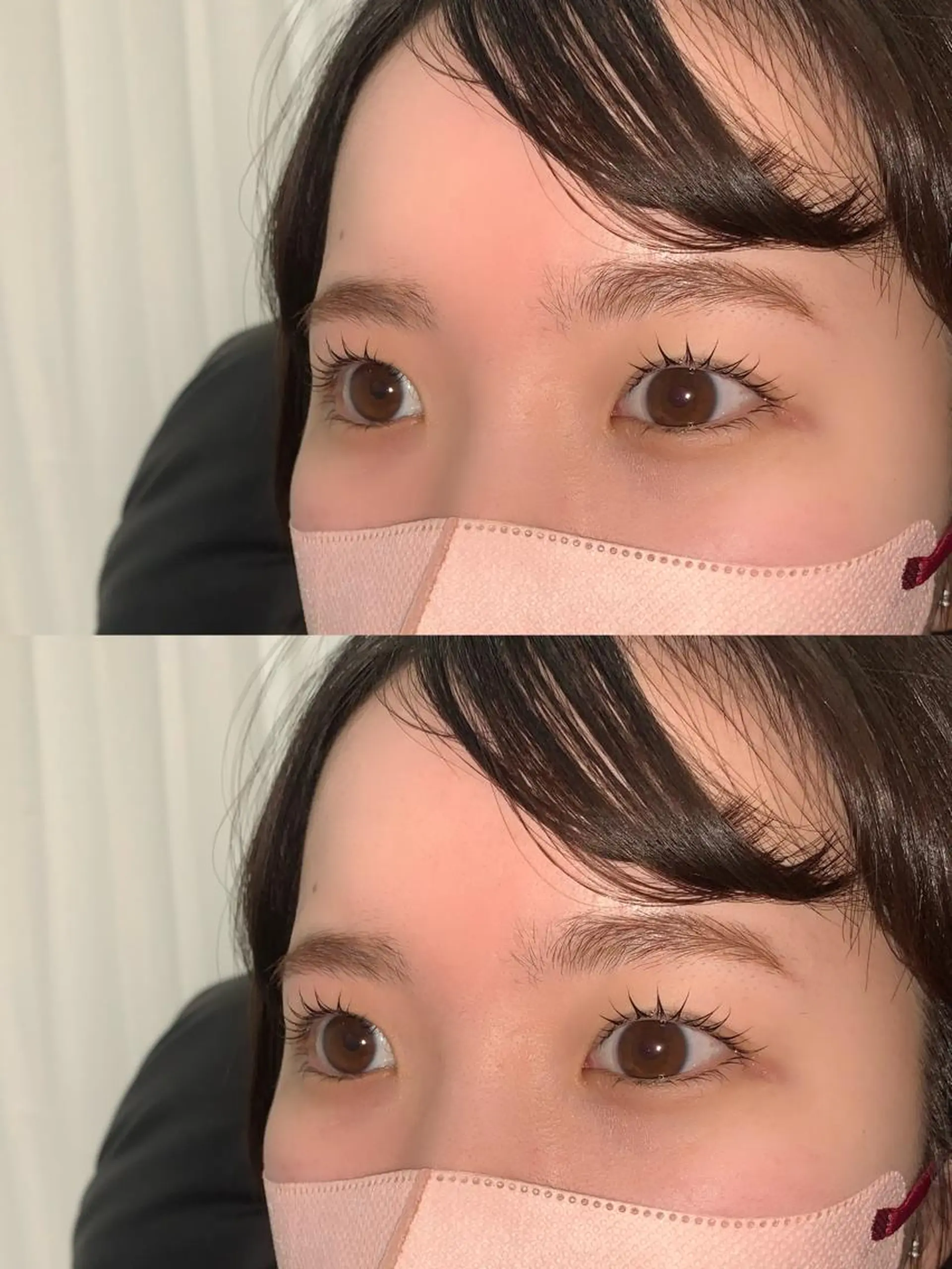 マツエク・マツパ 束感まつ毛 一重×まつ毛パーマ eyemor. Momokaのマツエク・マツパデザイン