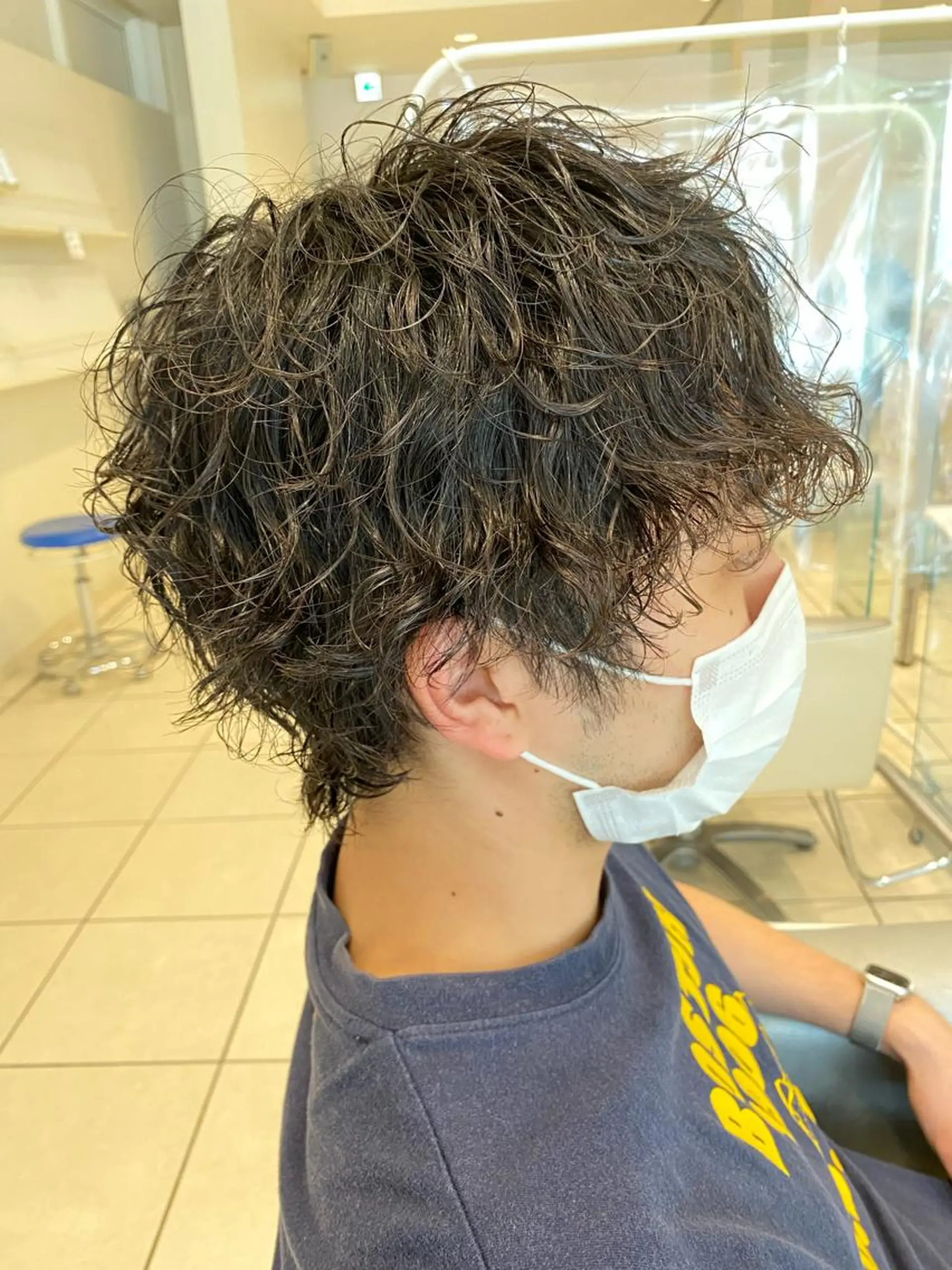 パーマ メンズ メンズパーマ 副店長ユウタのヘアスタイル
