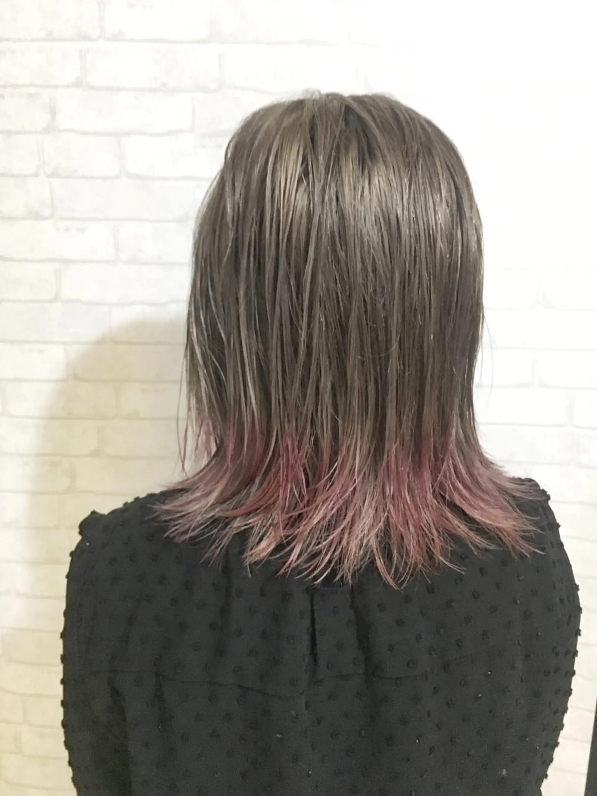 ミディアム カラー 北川大輔🌟 小顔レイヤーカットのヘアスタイル