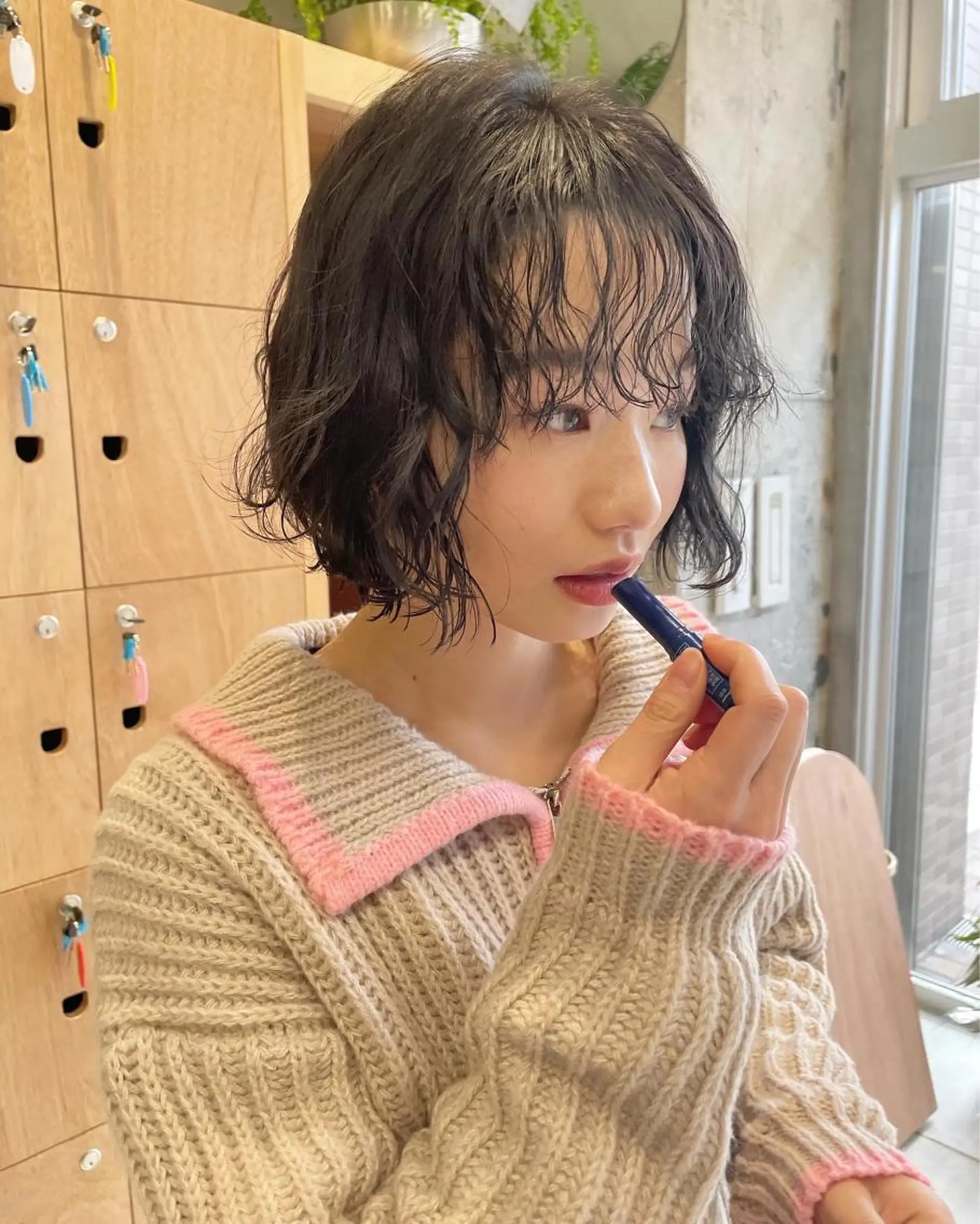 ミディアム wewe: momoeのヘアスタイル