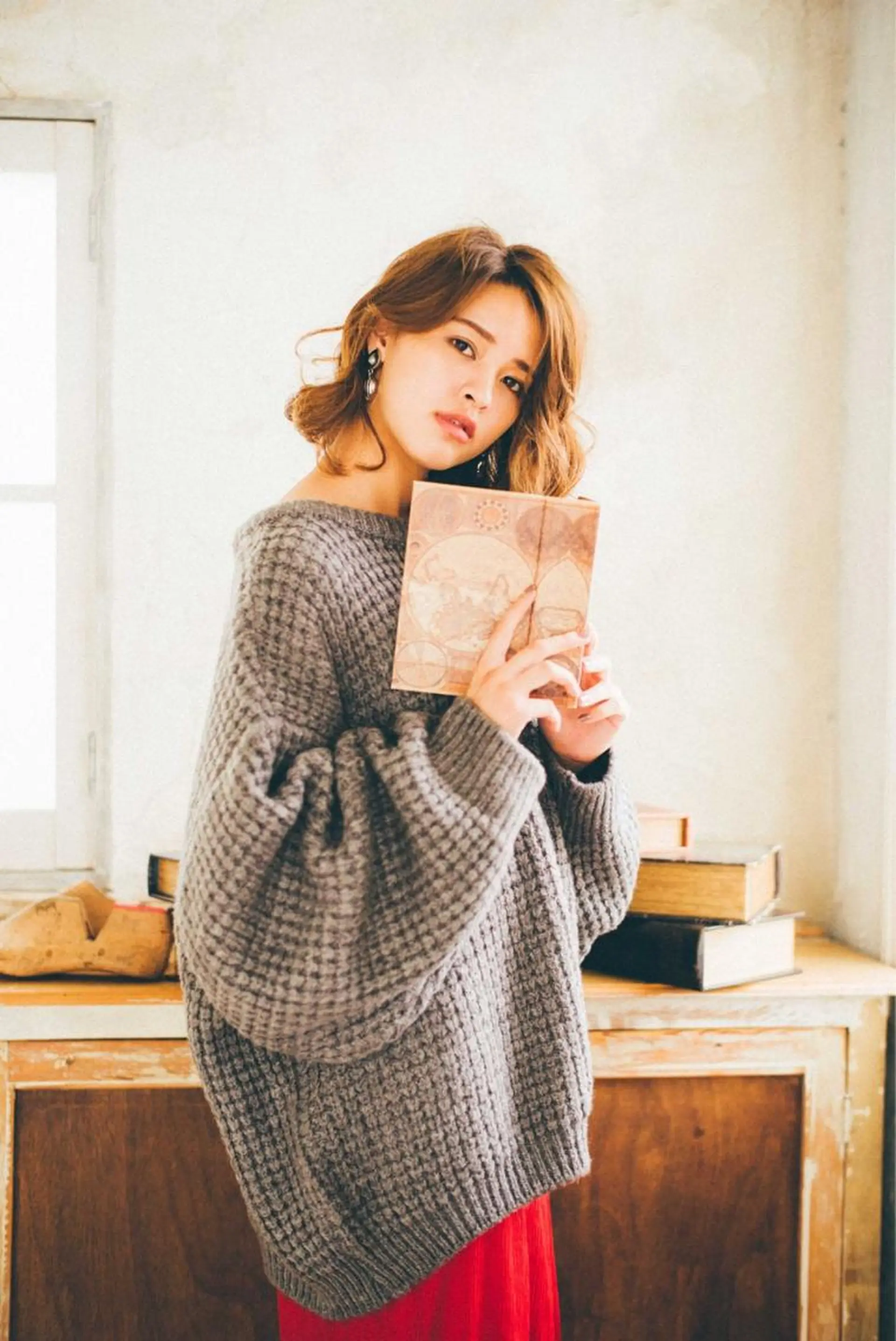 ミディアム 【デザイナー】田中 美生のヘアスタイル