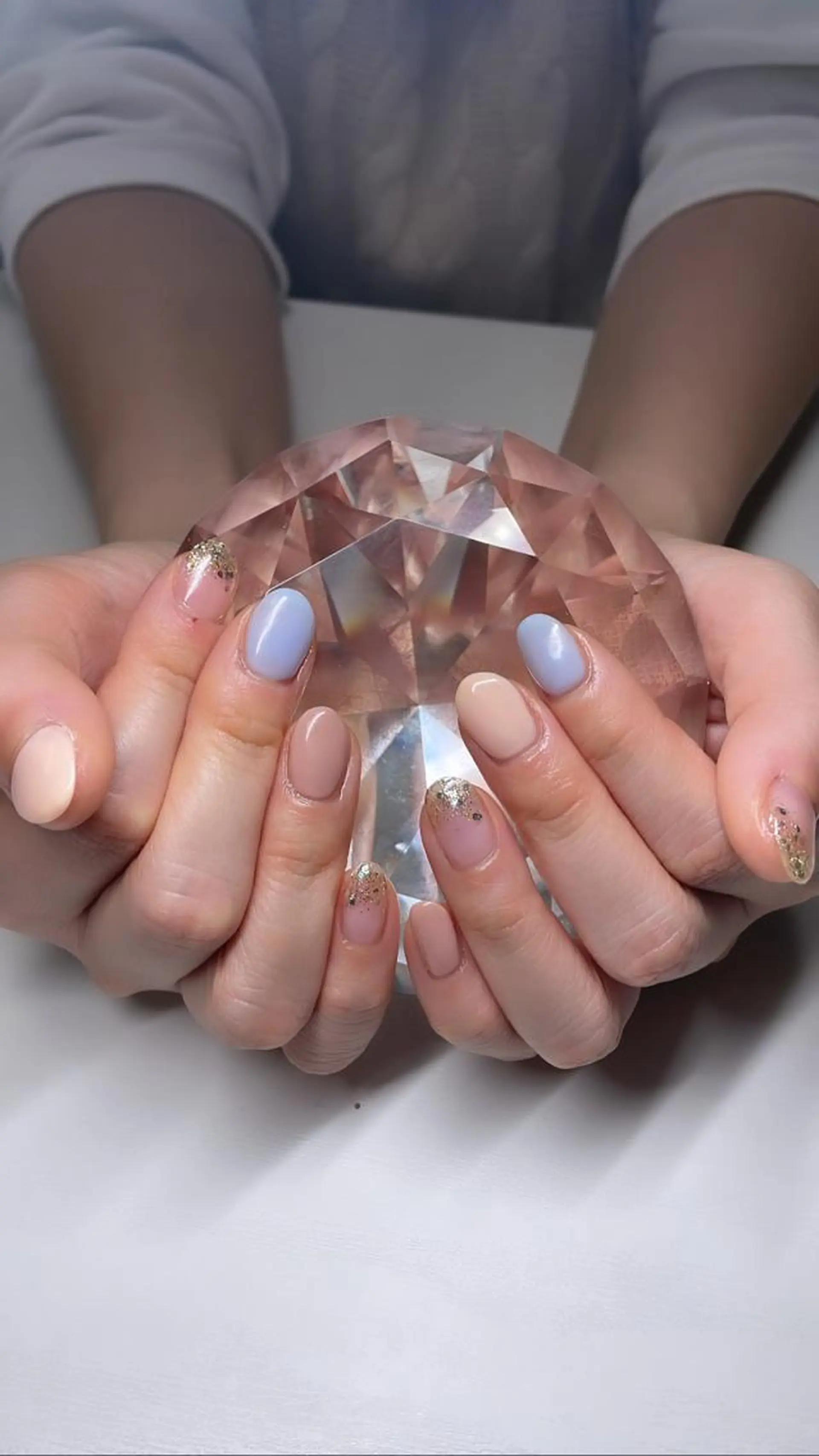 ネイル ワンカラーネイル シンプルネイル ハンドネイル shark_nail Aのネイルデザイン