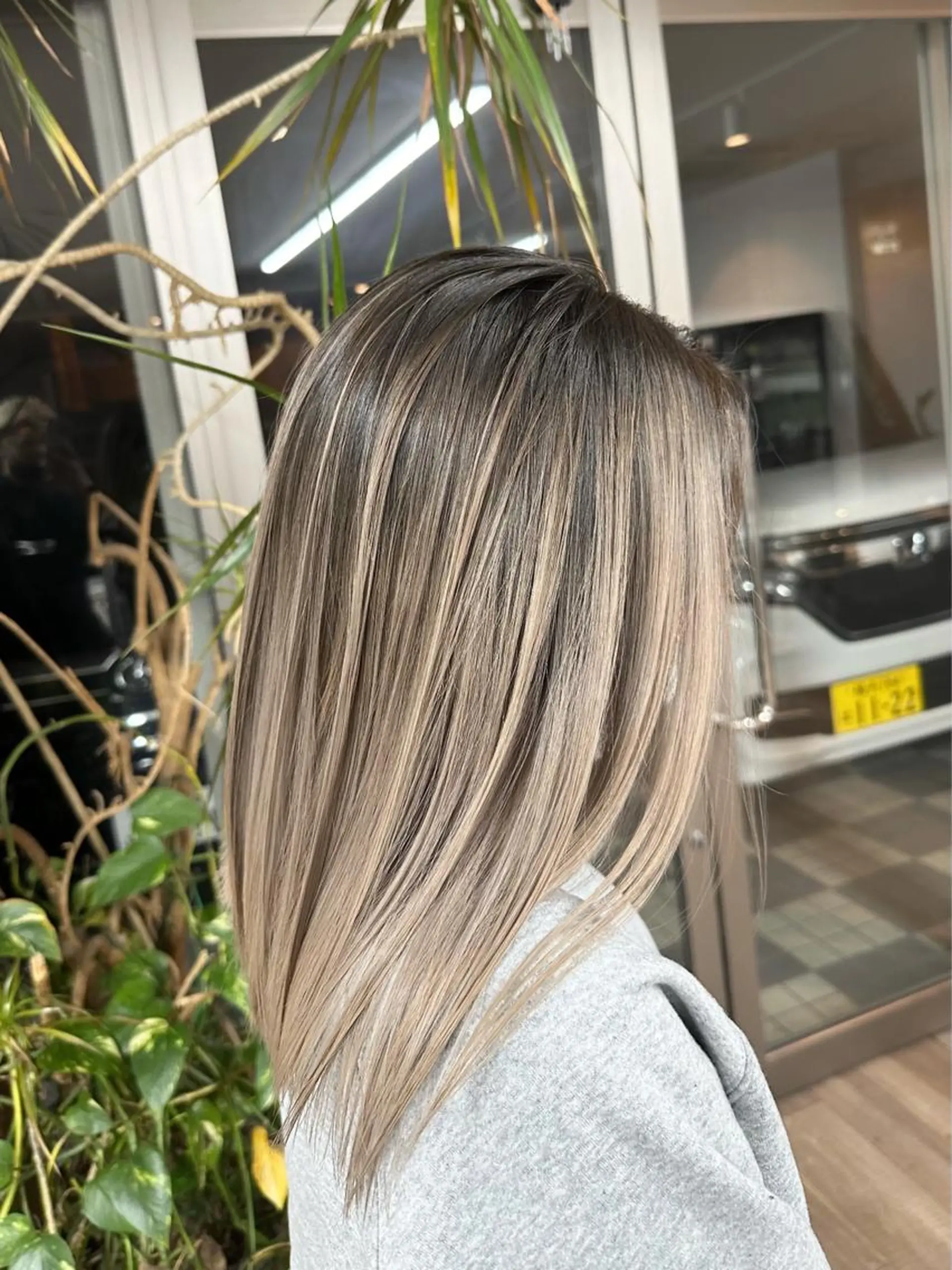 ミディアム カラー バレイヤージュ レイヤーカット ⭐️メンズ/ショート りゅうしんのヘアスタイル