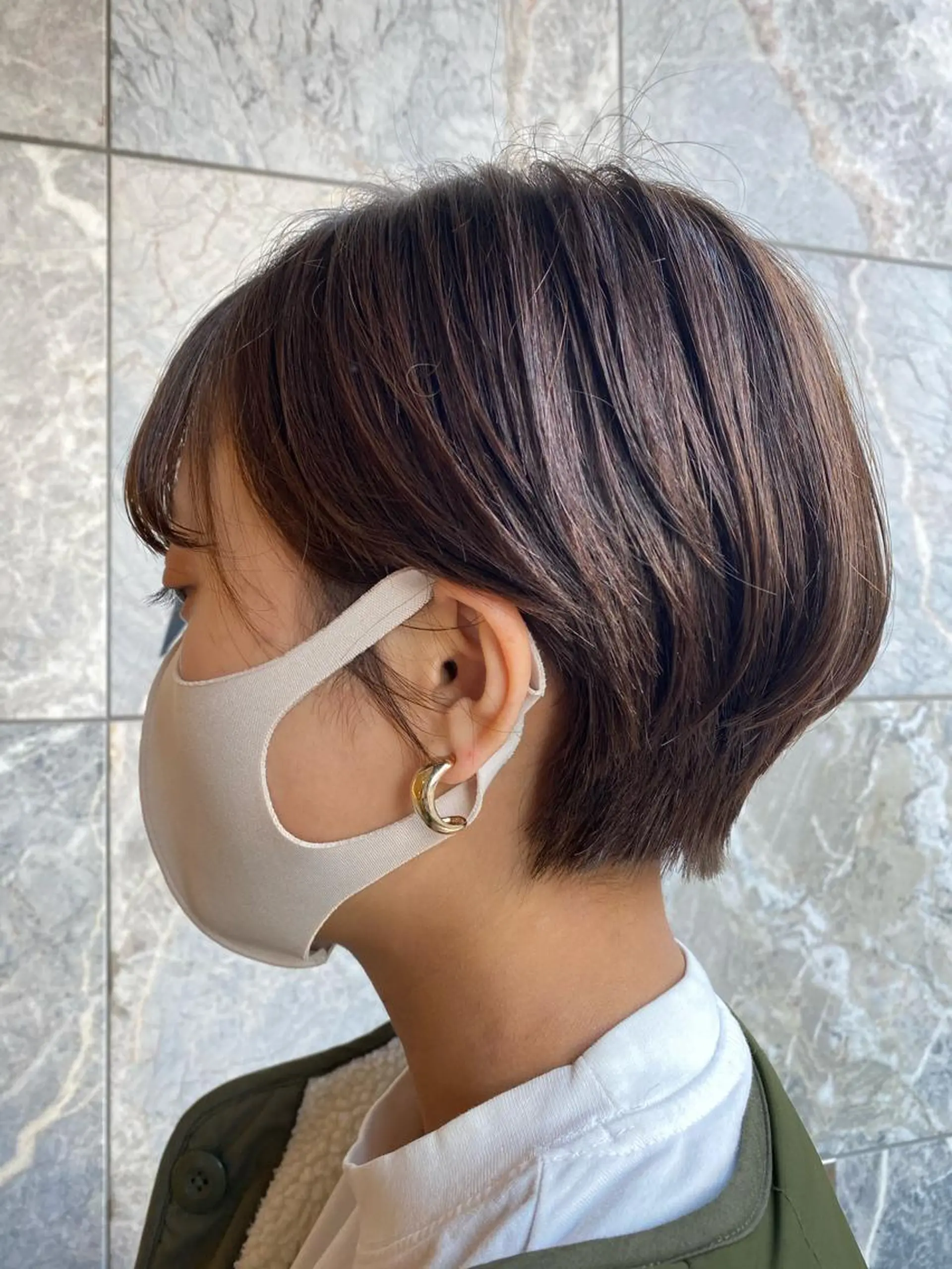 ショート ハンサムショート ショートヘア SALOWIN梅田茶屋町Suite店所属・韓国美容室出身 🌹Sana/梅田のヘアスタイル