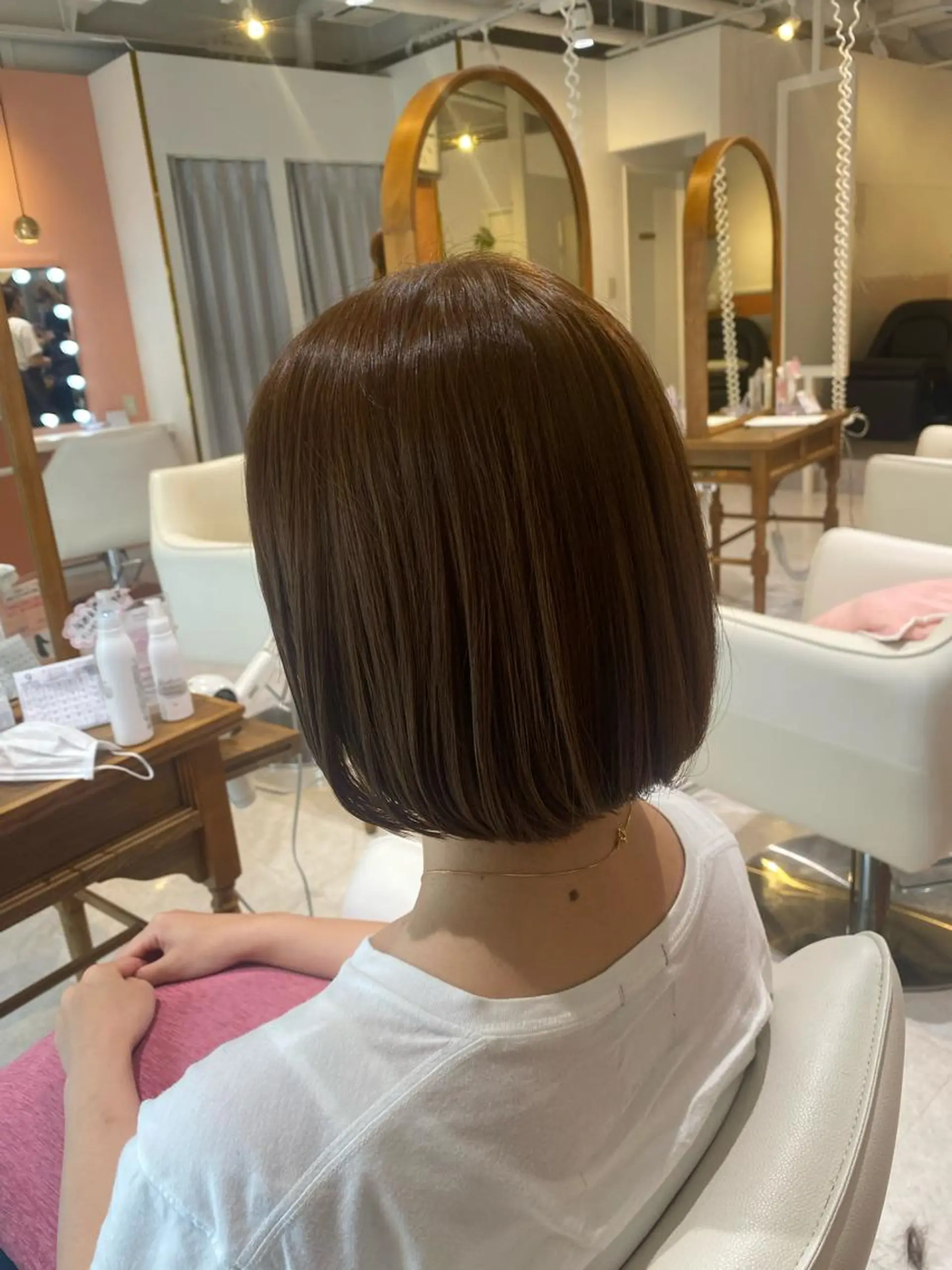 ショート カット トリートメント 梛木 唯のヘアスタイル
