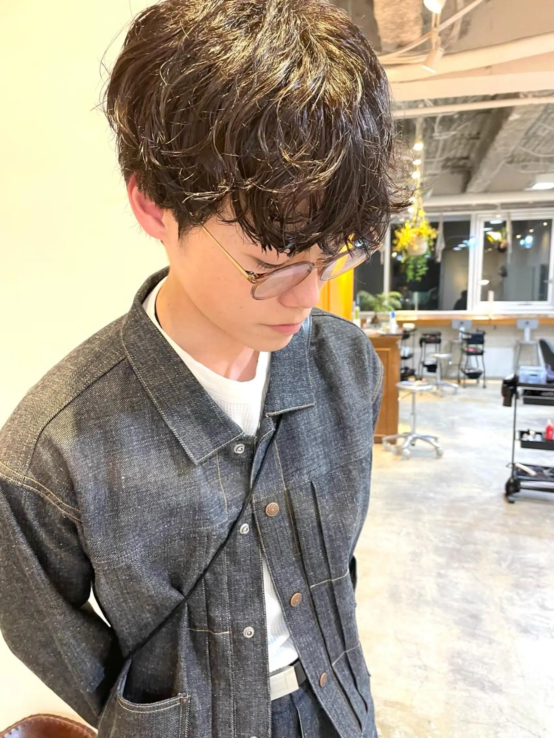 カラー パーマ メンズ メンズパーマ カット ヘアカラー パーマ トリートメント レイヤー／似合わせ TAKUYAのヘアスタイル