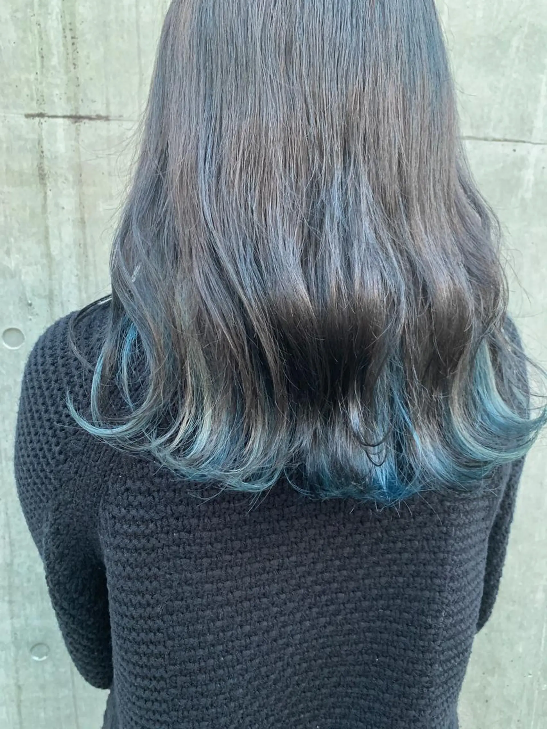 ミディアム カラー ヘアアレンジ ヘアカラー トリートメント yuka .のヘアスタイル