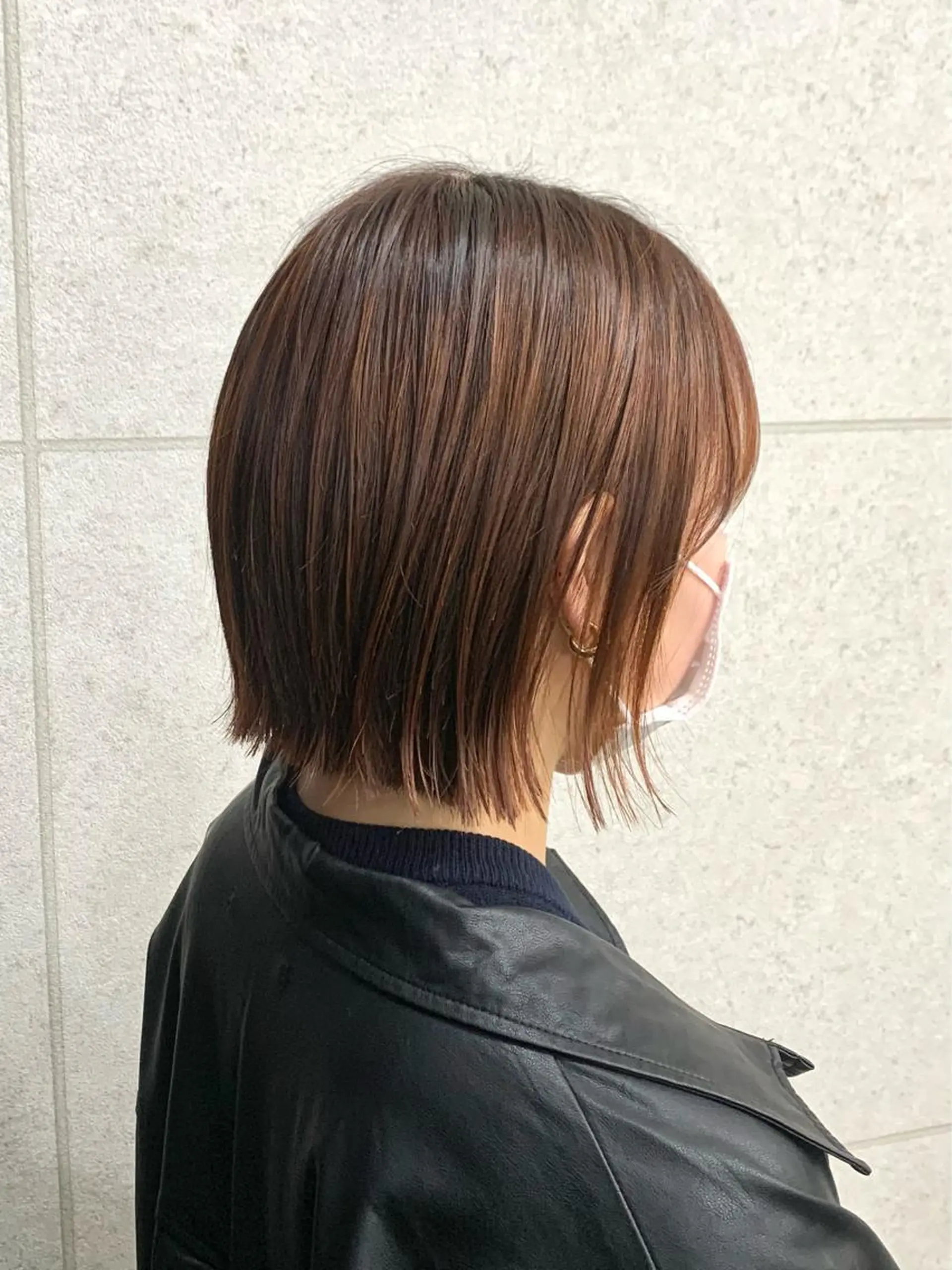 ショート カラー レイヤー ハイトーン 暖色⭐︎KANAKOのヘアスタイル