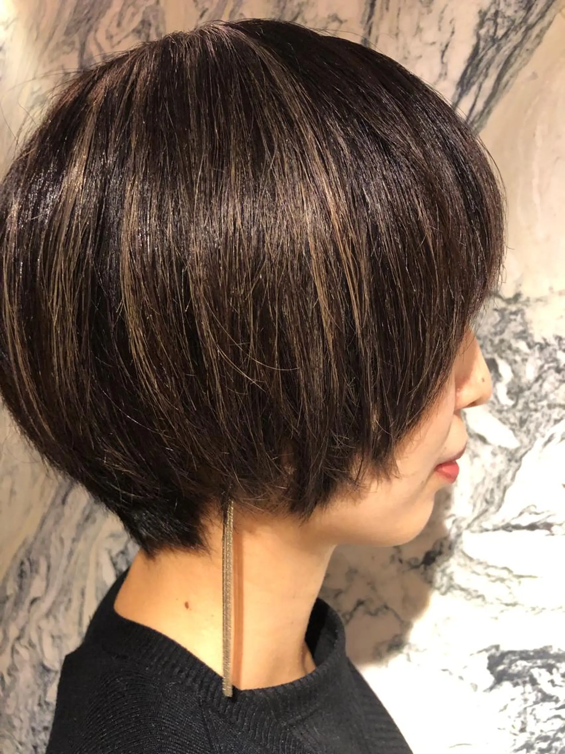 ショート カラー 藤井 さと実のヘアスタイル