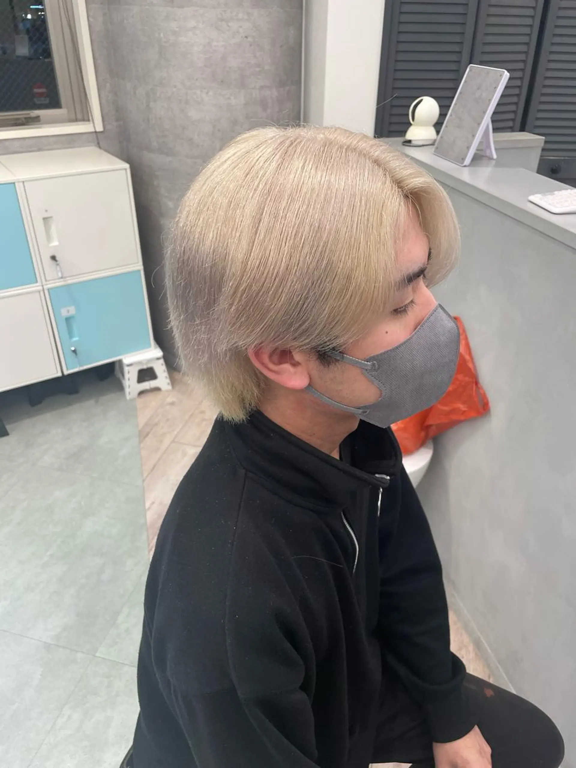 メンズ ヘアカラー トリートメント ♡似合わせハイトーン ♡maiのヘアスタイル