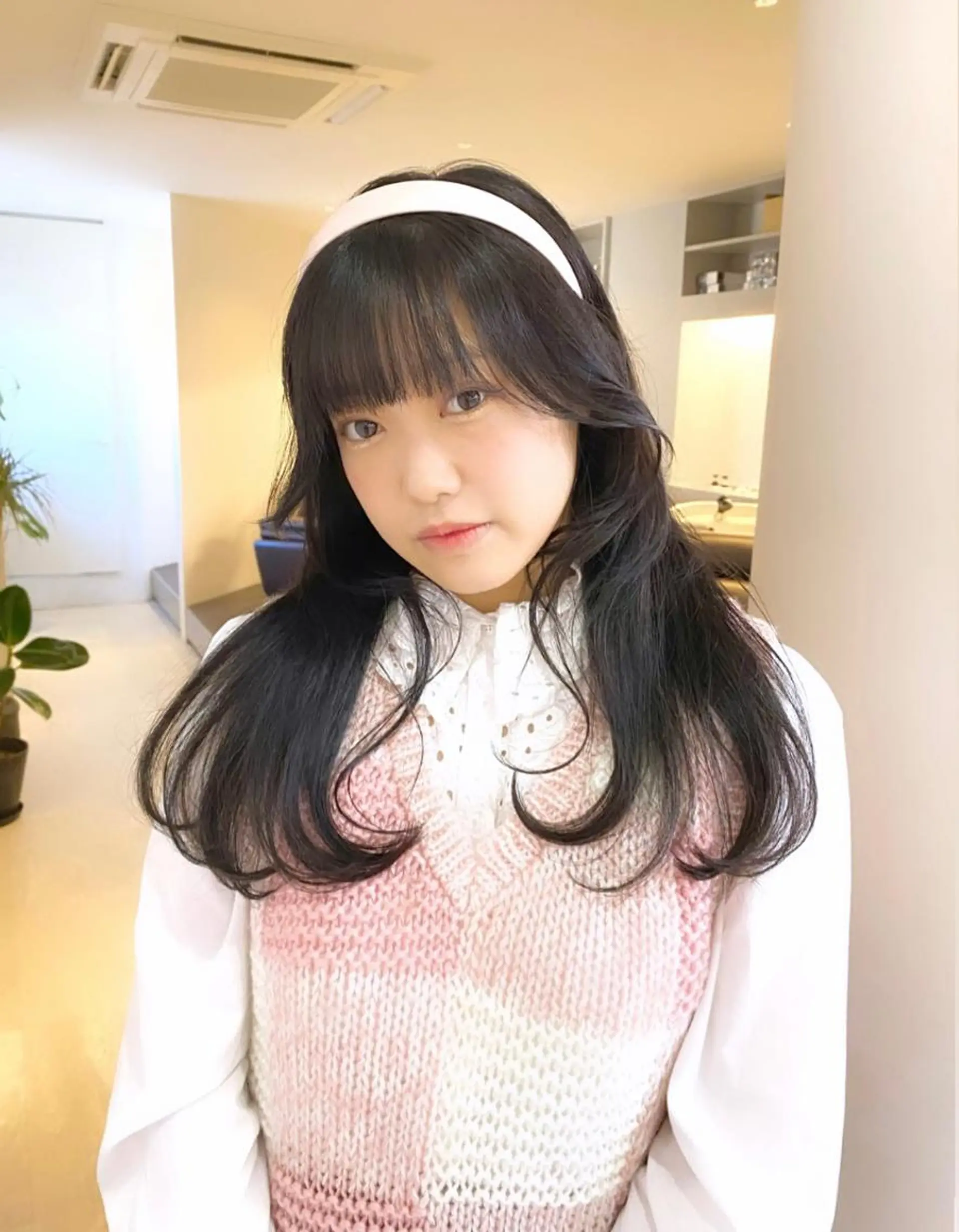 カラー ハロウィン mizuki/ピンク ベージュ.レイヤーのヘアスタイル