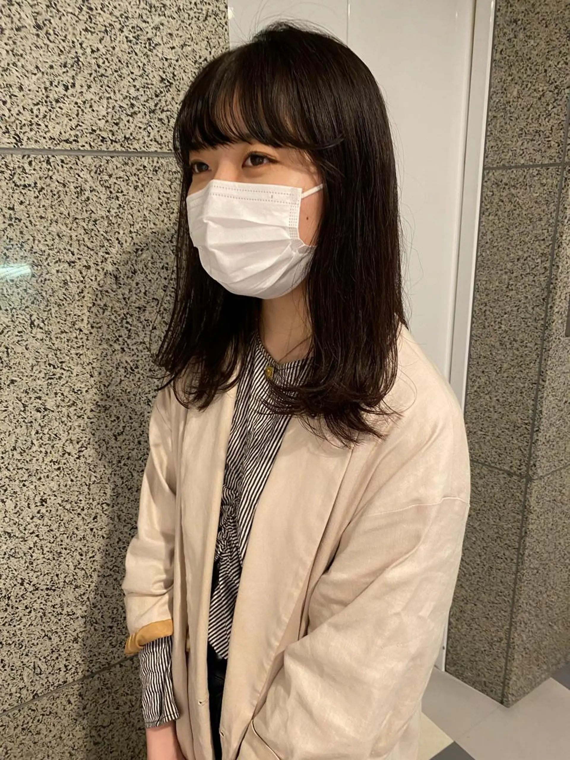 セミロング パーマ セミロングパーマ 🍸nana/透明感 カラー/レイヤー✨のヘアスタイル