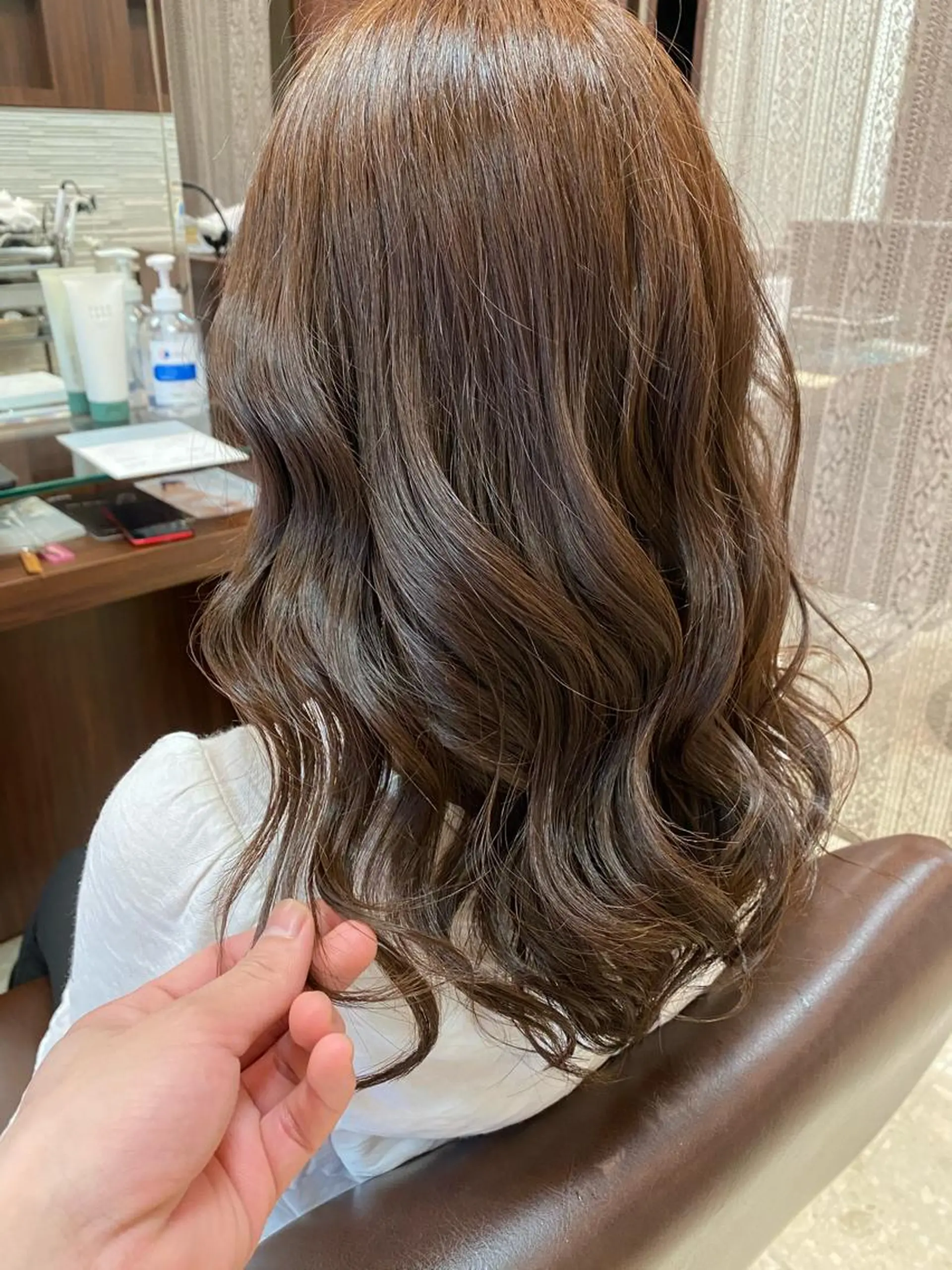 ロング カラー ベージュカラー ブランシェ小幡駅前店 森樹のヘアスタイル