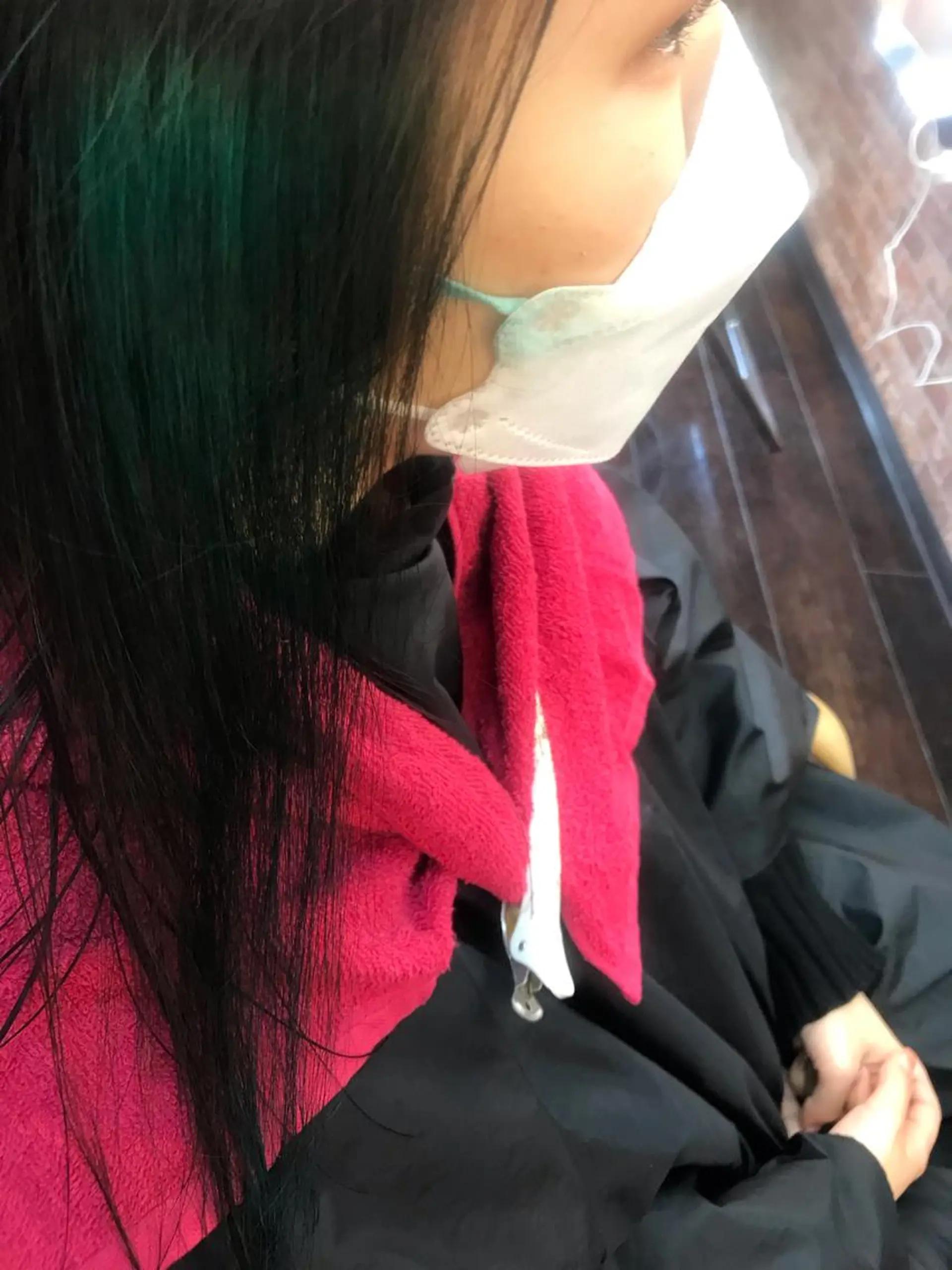 セミロング カラー 桧山 真のヘアスタイル