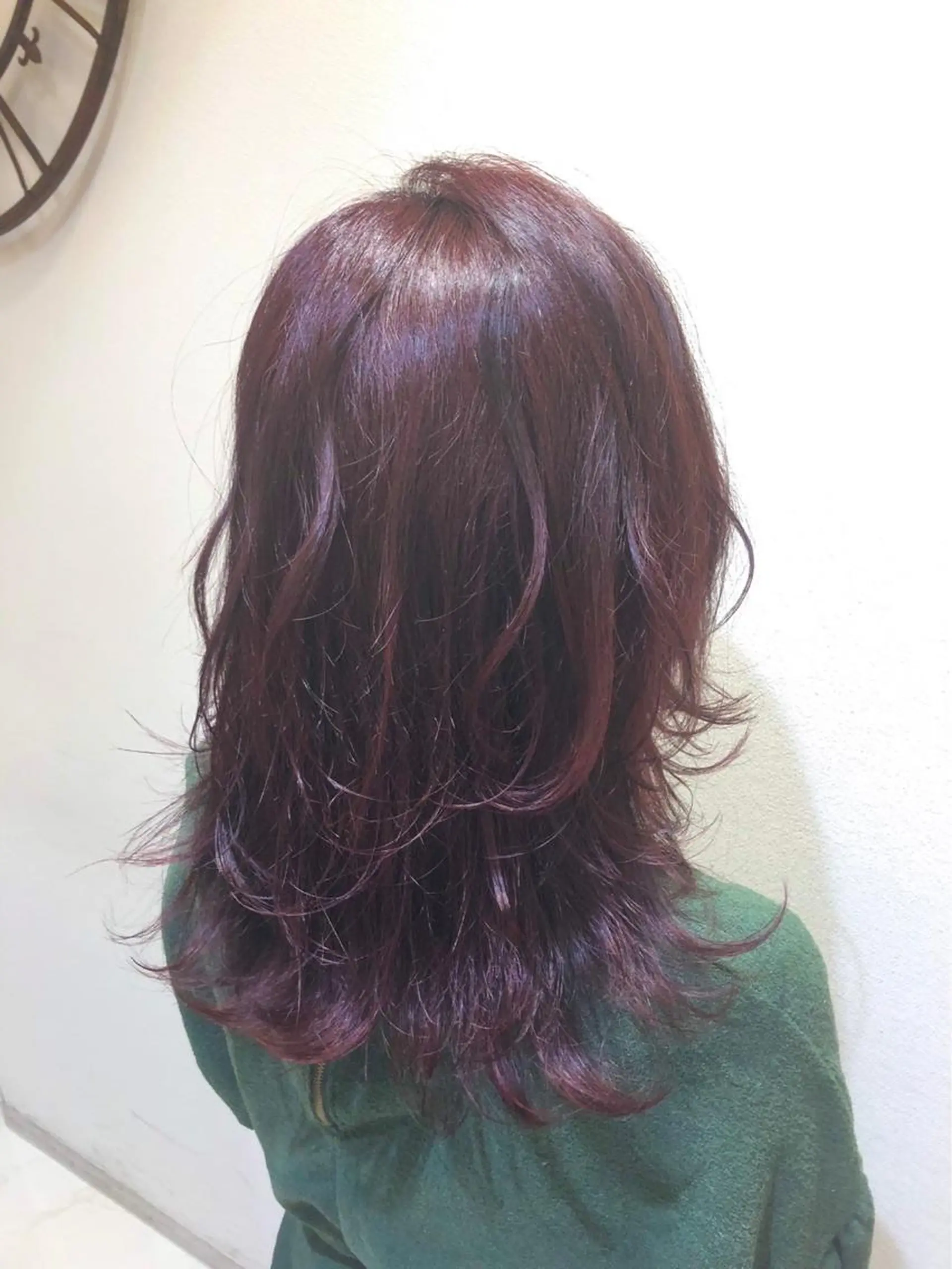 セミロング カラー ヘアアレンジ 小白井 由美のヘアスタイル