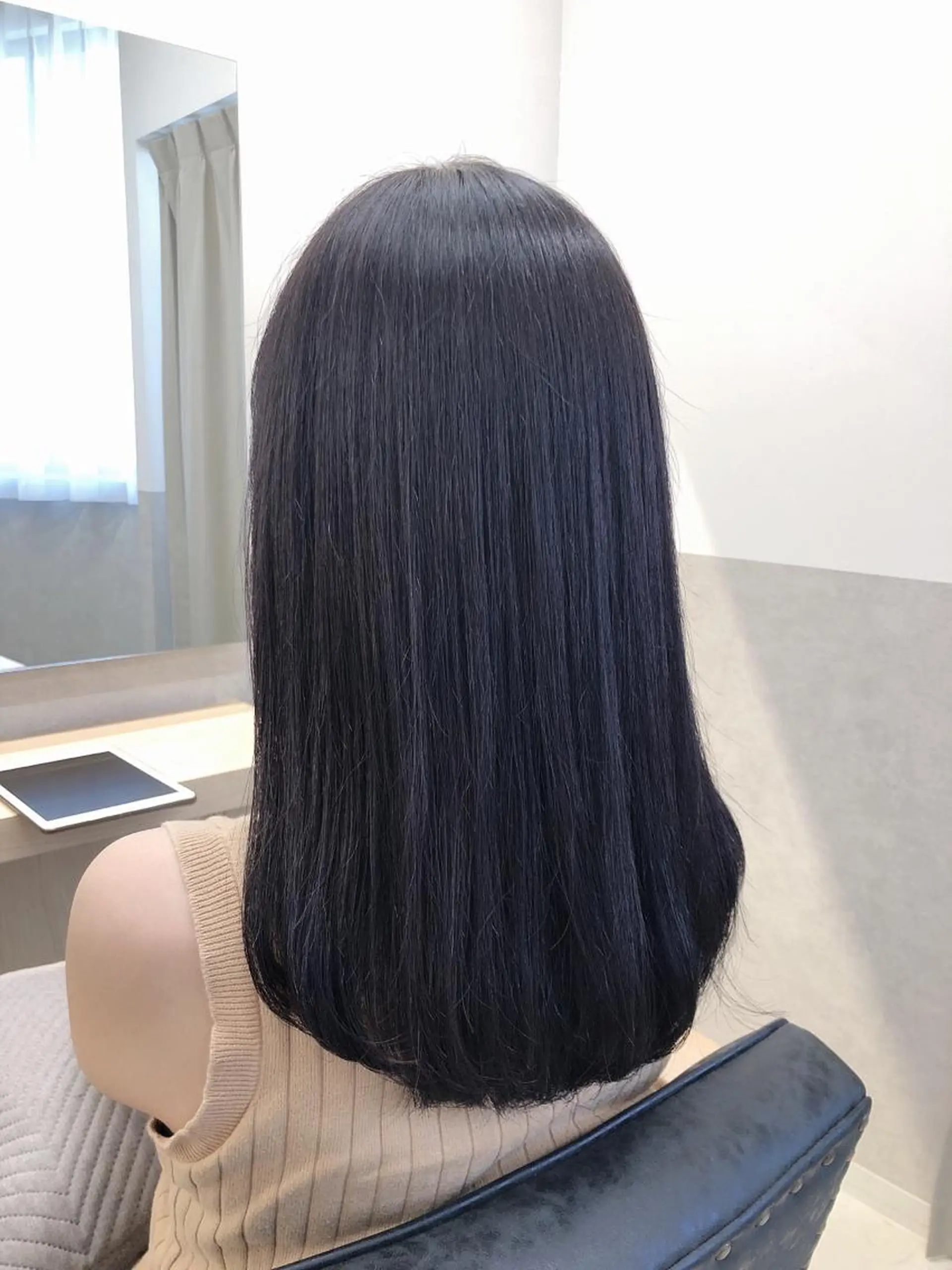 セミロング カラー カット ヘアカラー トリートメント 西野 美空🍊のヘアスタイル