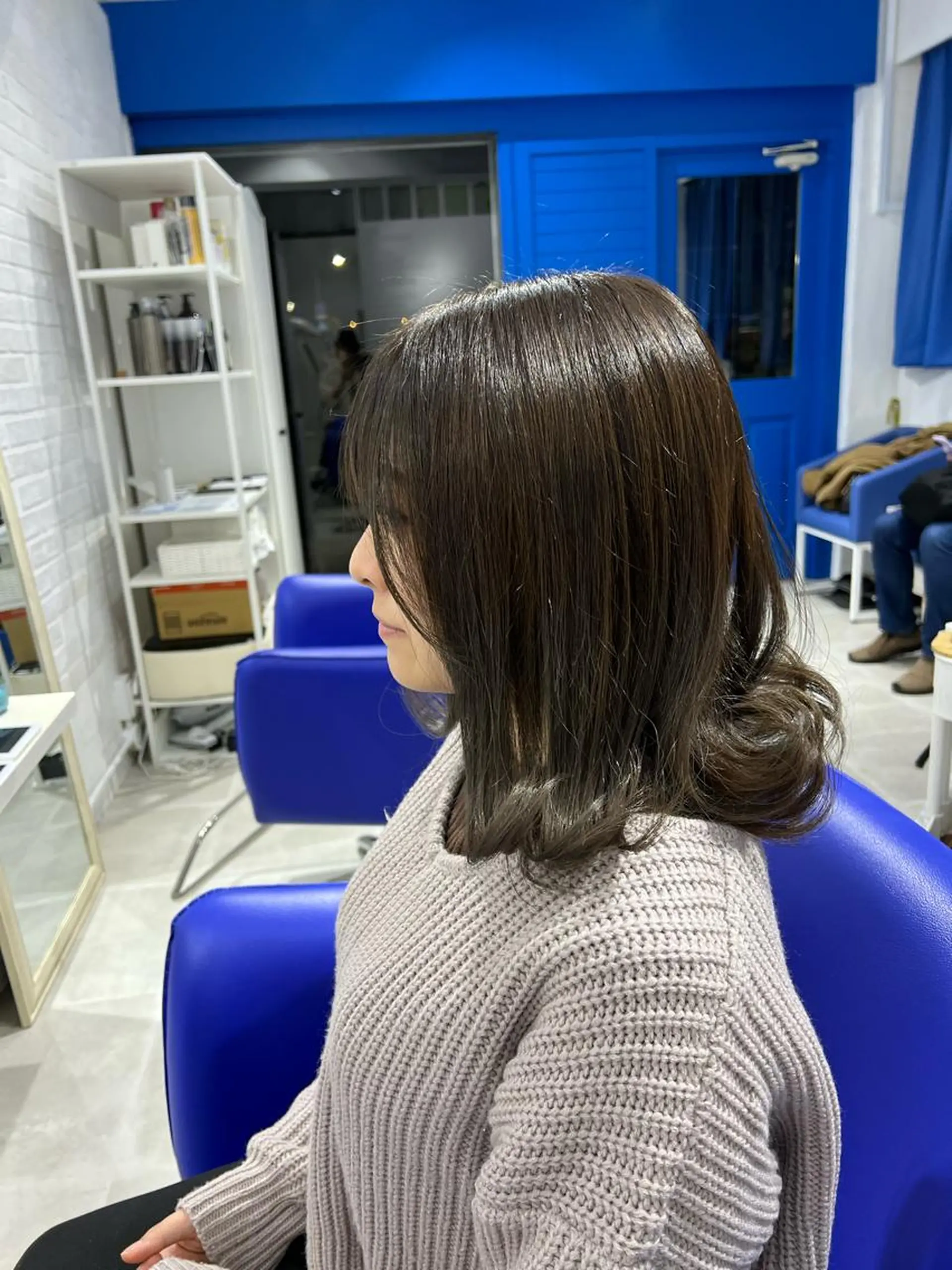 セミロング カラー パーマ ヘアアレンジ トリートメント 髪質改善✨美髪✨小顔 専門美容師chibaのヘアスタイル