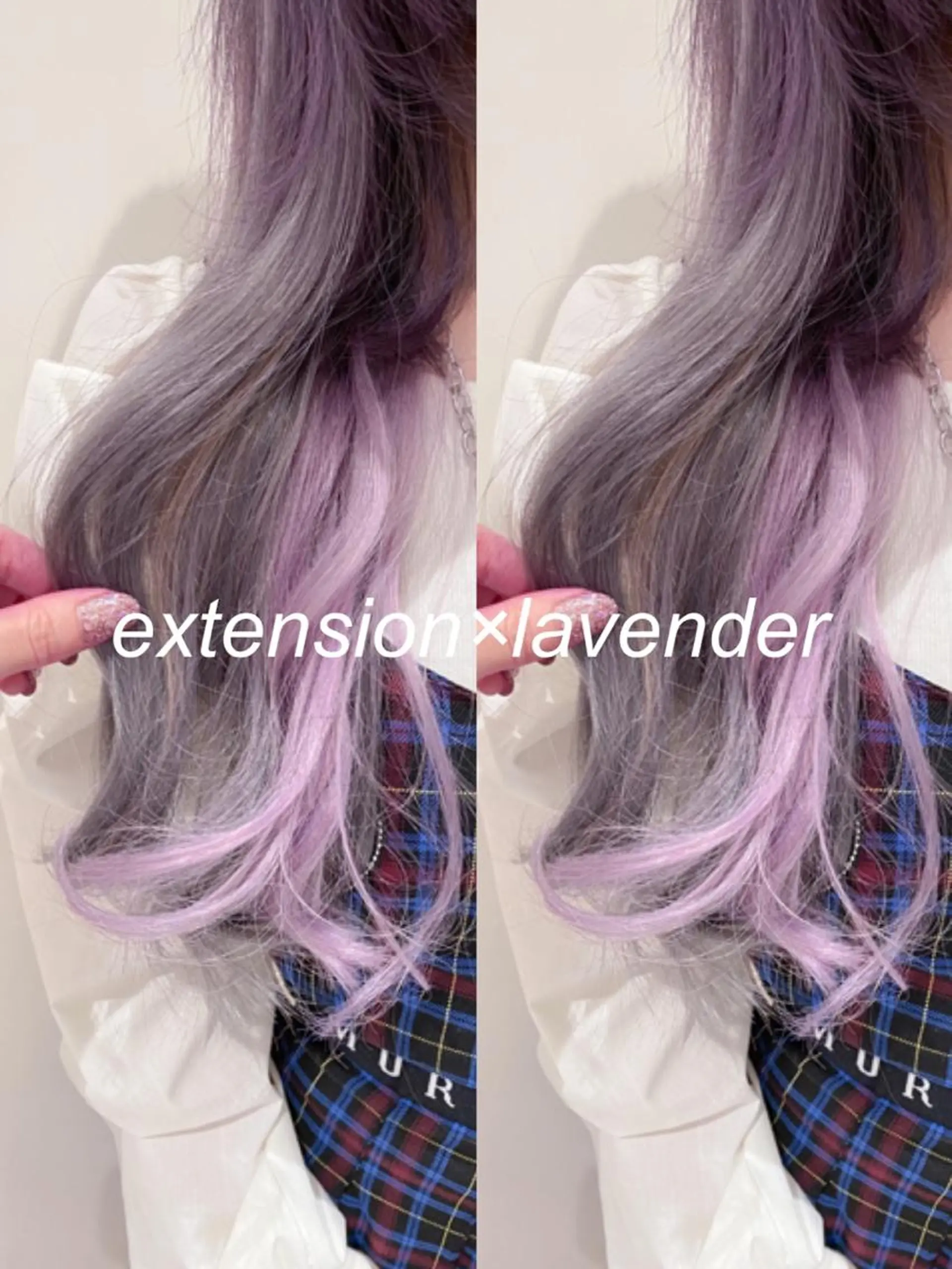 ロング カット エクステ 横浜🍒ルーツカラー エクステ／RIEのヘアスタイル