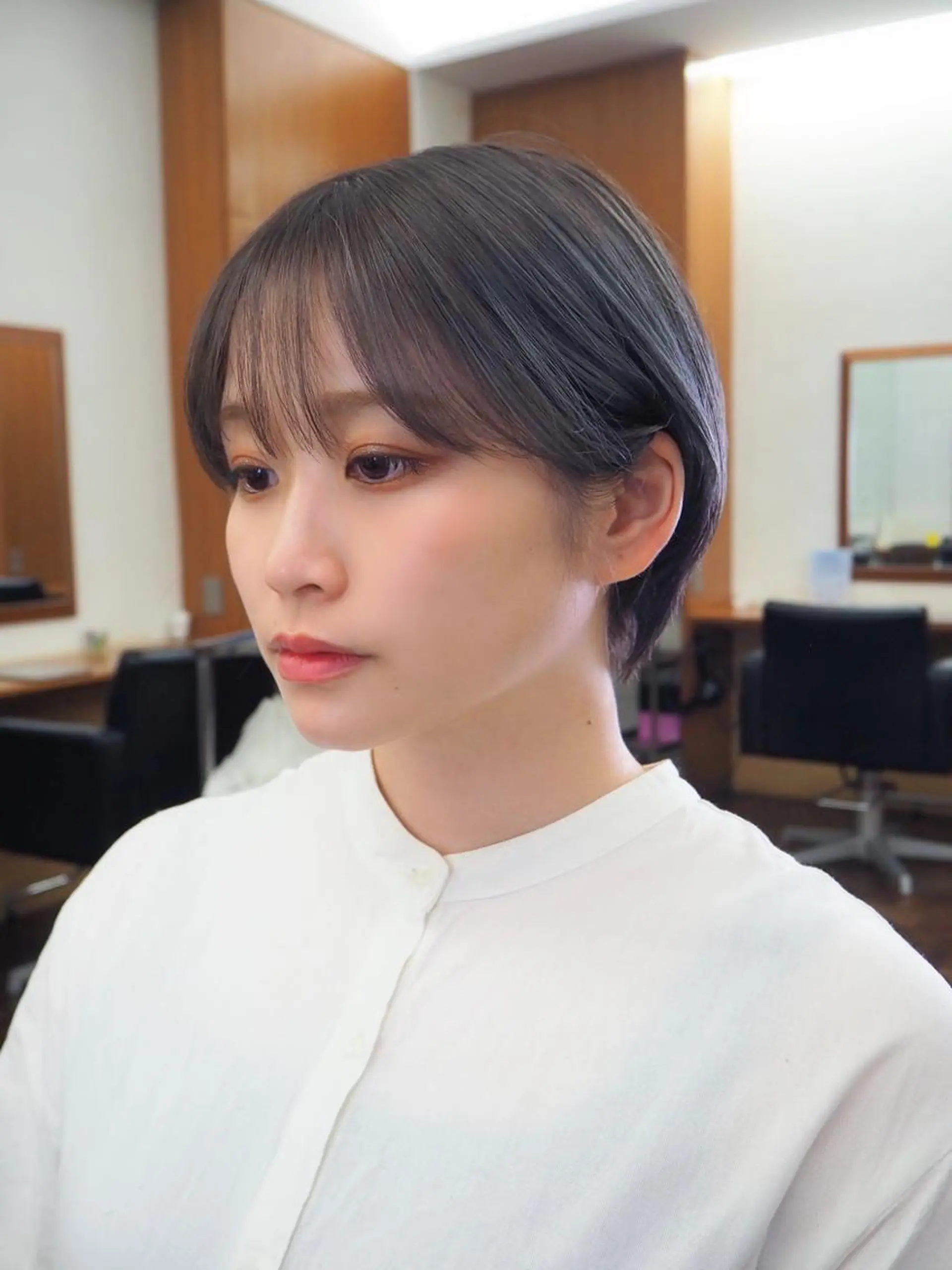 ショート カラー Paddle所属・似合わせレイヤー/ ニュアンスパーマ高倉のヘアスタイル