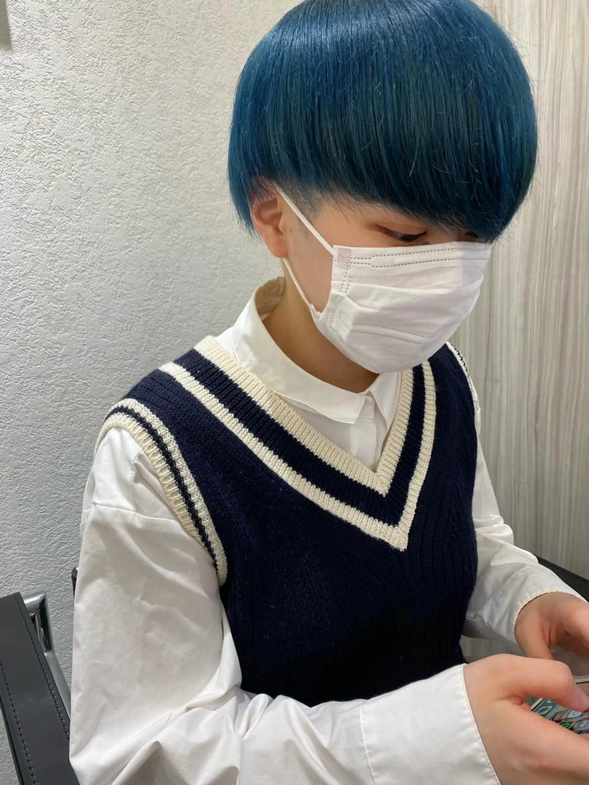 ショート カラー ムトウセイマ/ 縮毛矯正/ブリーチのヘアスタイル