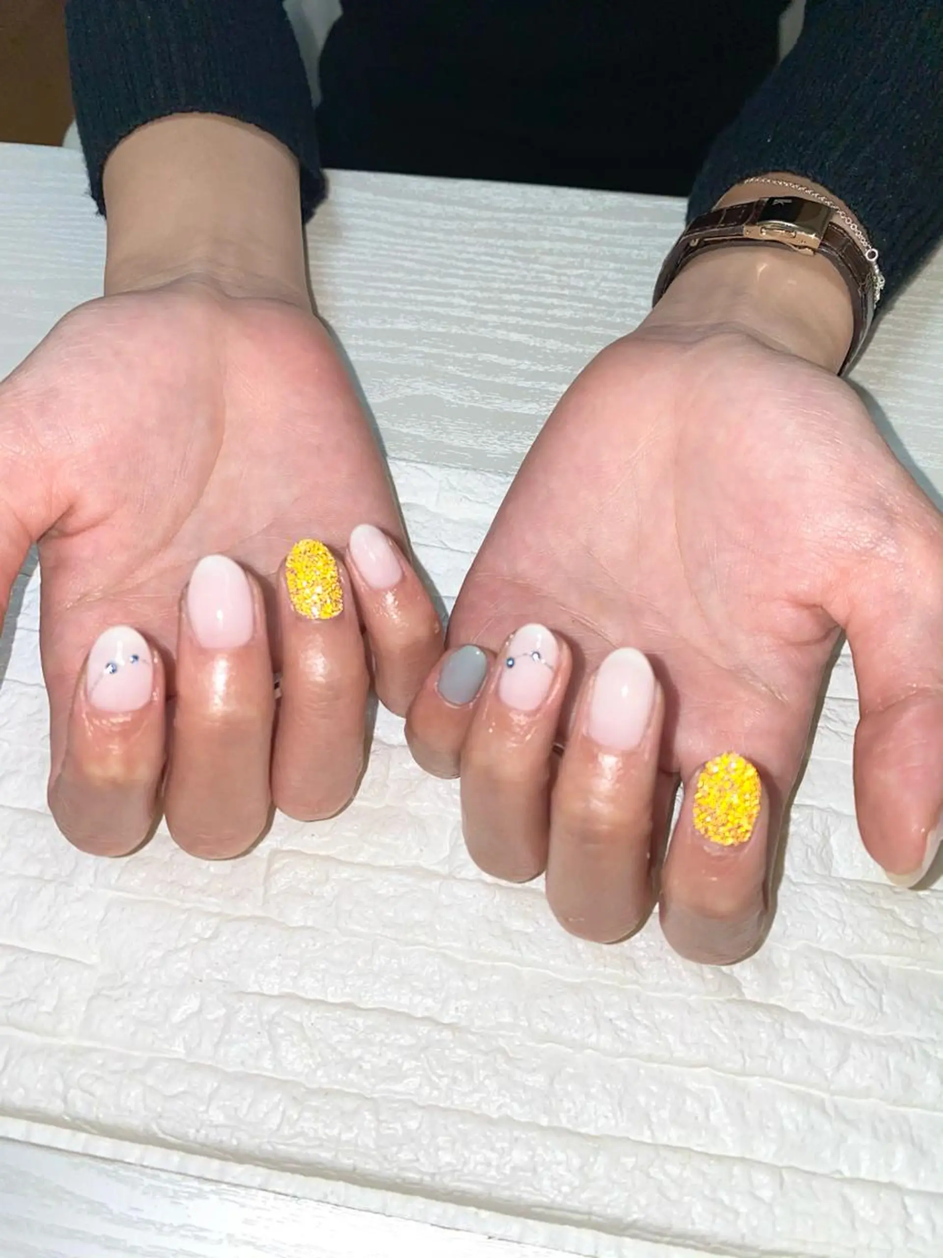 ネイル フラッシュネイル ラメ(グリッター) eyelash & nail  ＡＮのマツエク・マツパデザイン